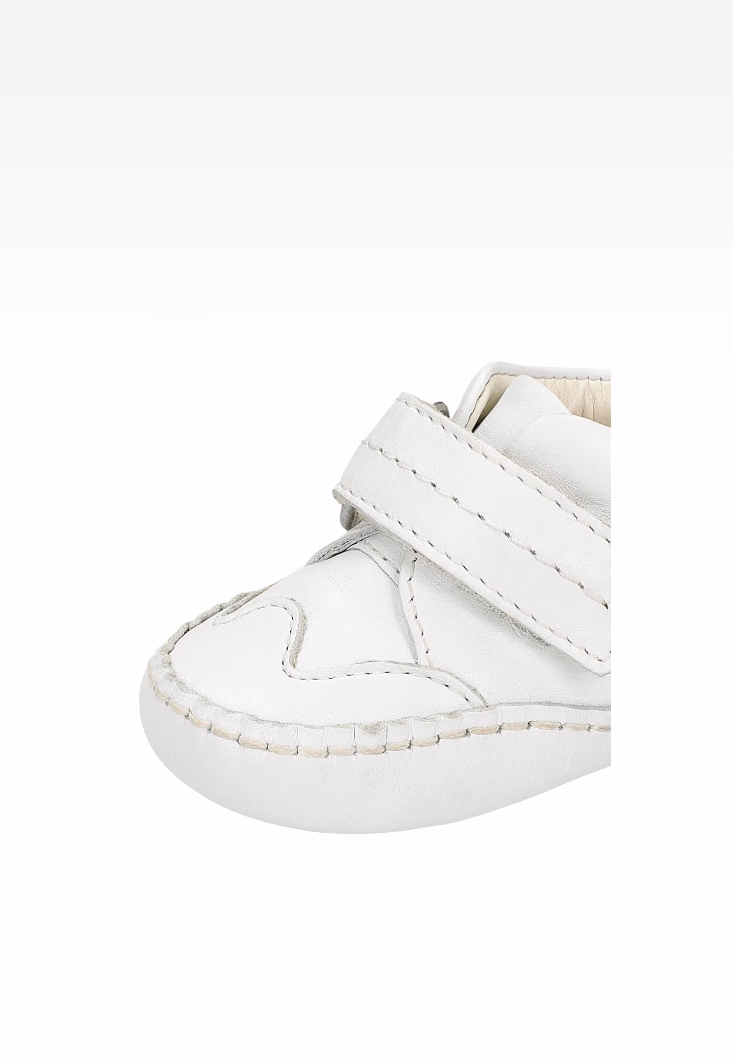 Białe niechodki BARTEK ze skóry licowej T-61002/B87