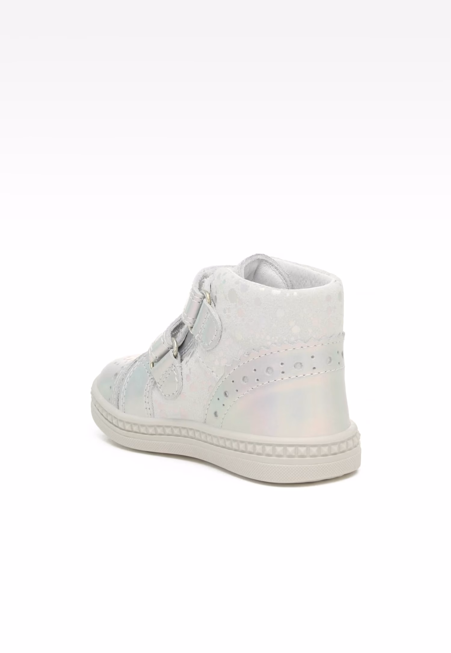 Sneakers BARTEK 091764-025 II, dla dziewcząt, biało-srebrny