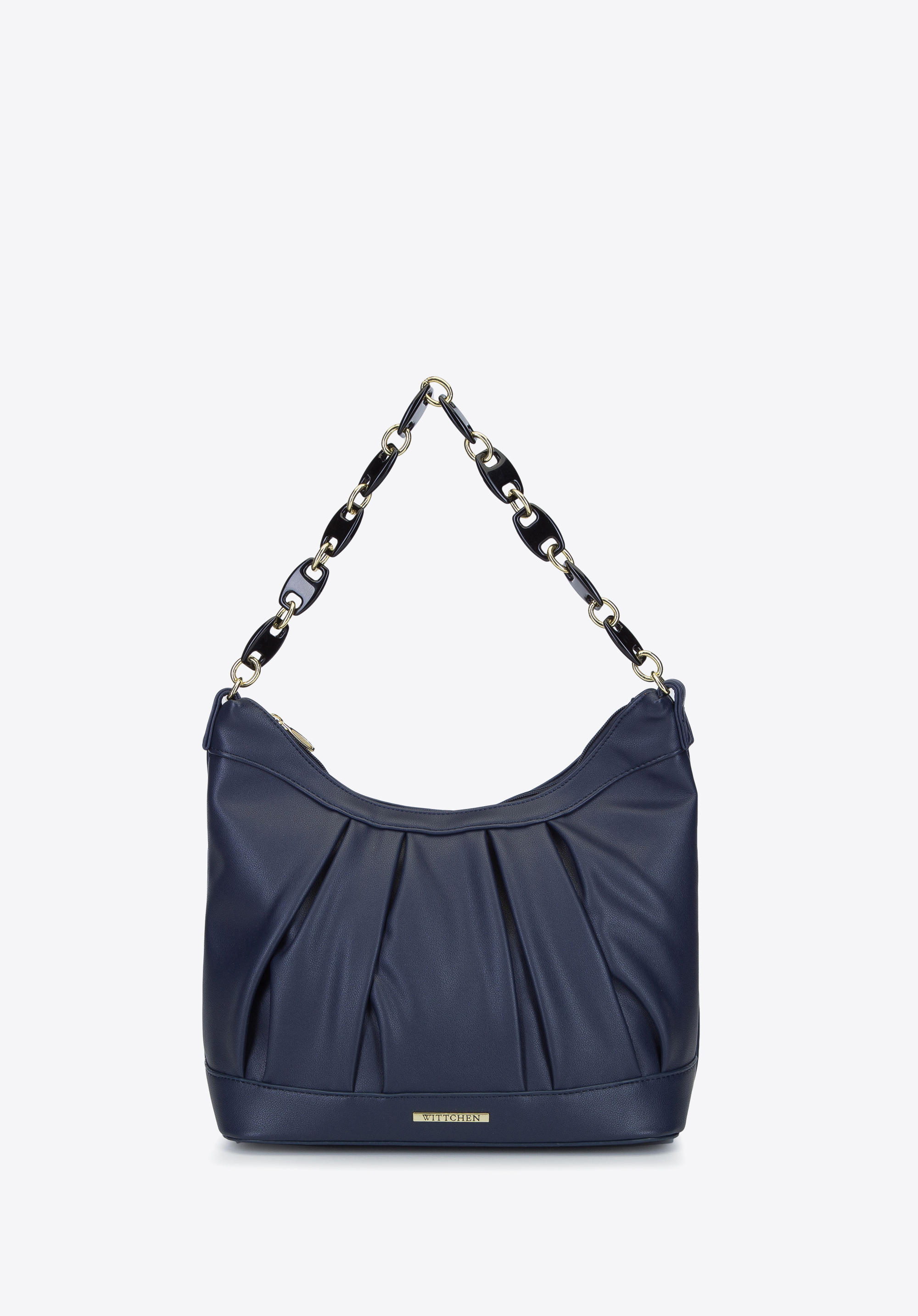 Torebka worek z łańcuchem z tworzywa