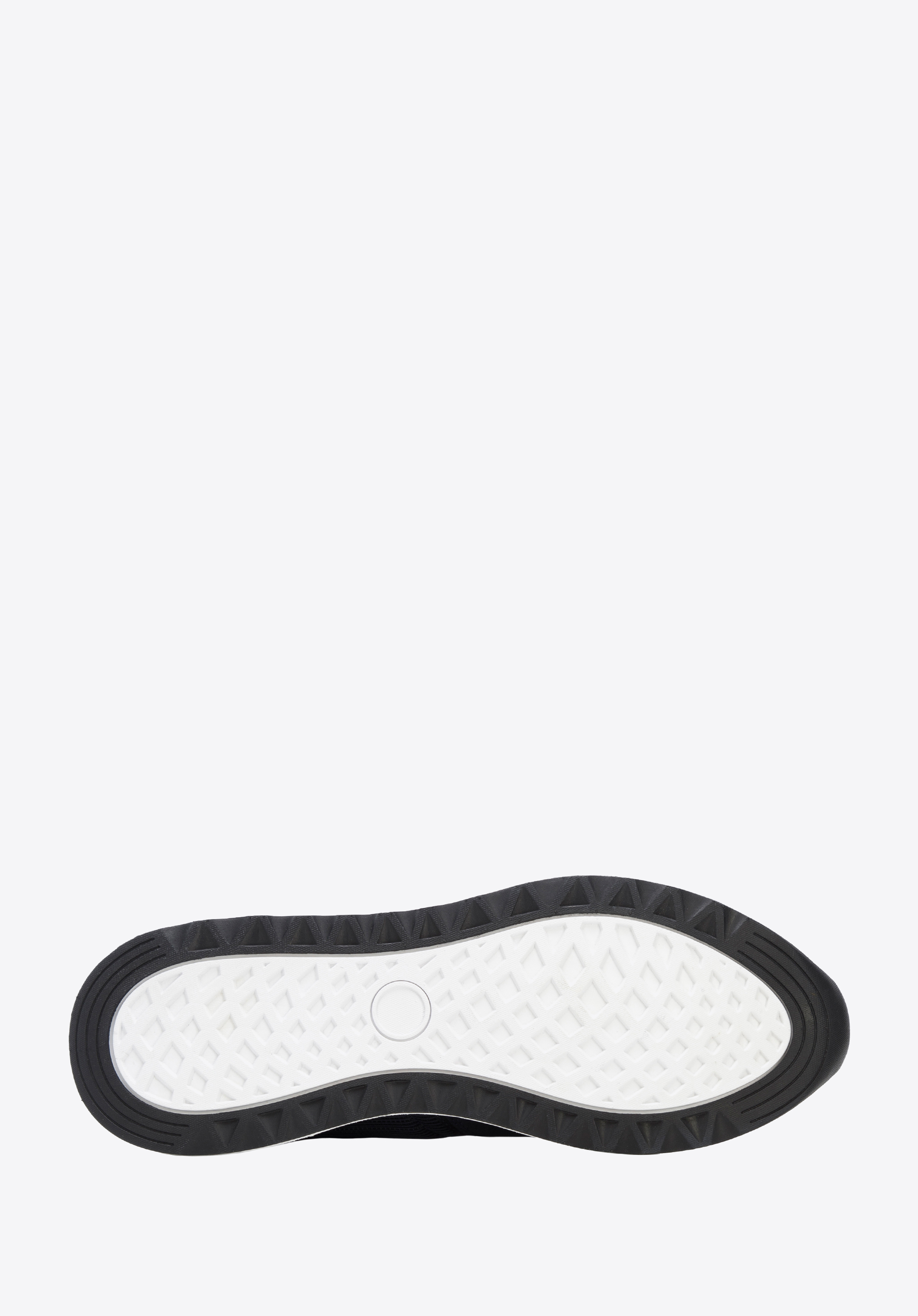 Męskie sneakersy zamszowe z elastycznymi wstawkami