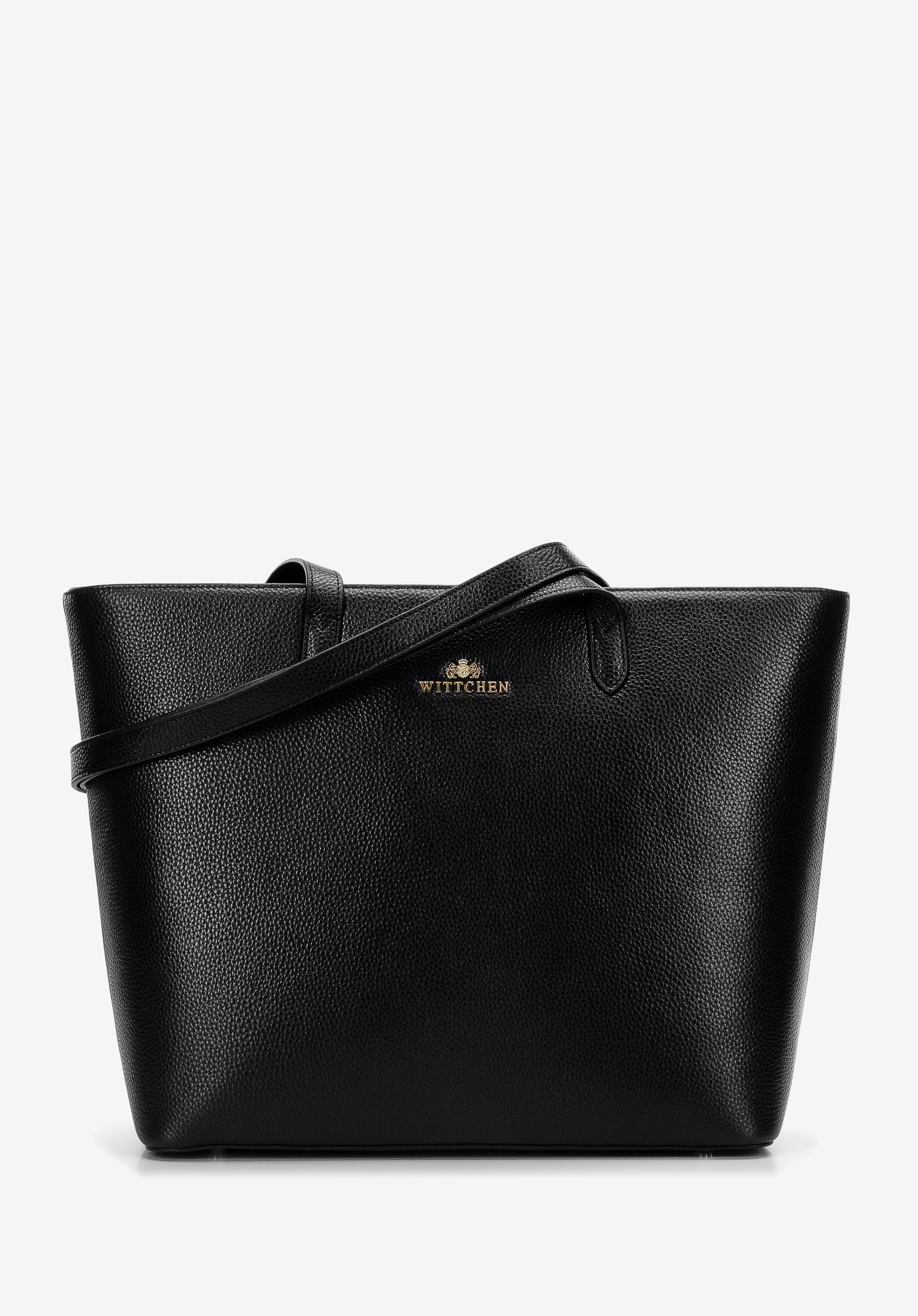 Torebka shopperka skórzana prosta