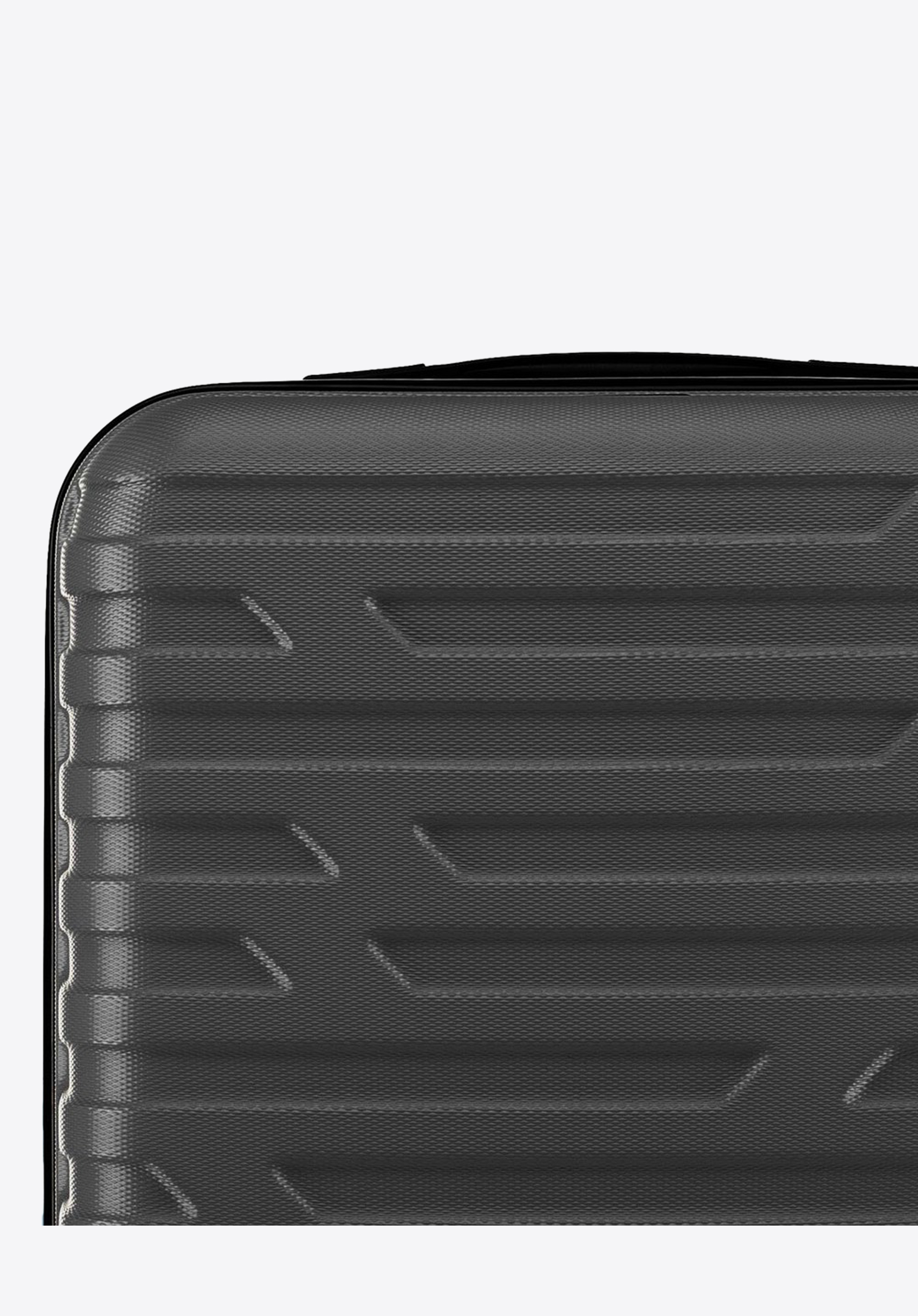 Walizka kabinowa z ABS-u w geometryczny deseń