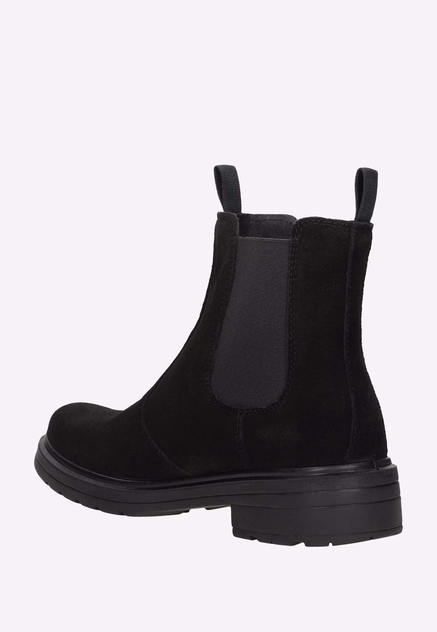 Czarne jesienne sztyblety damskie w stylu miejskim