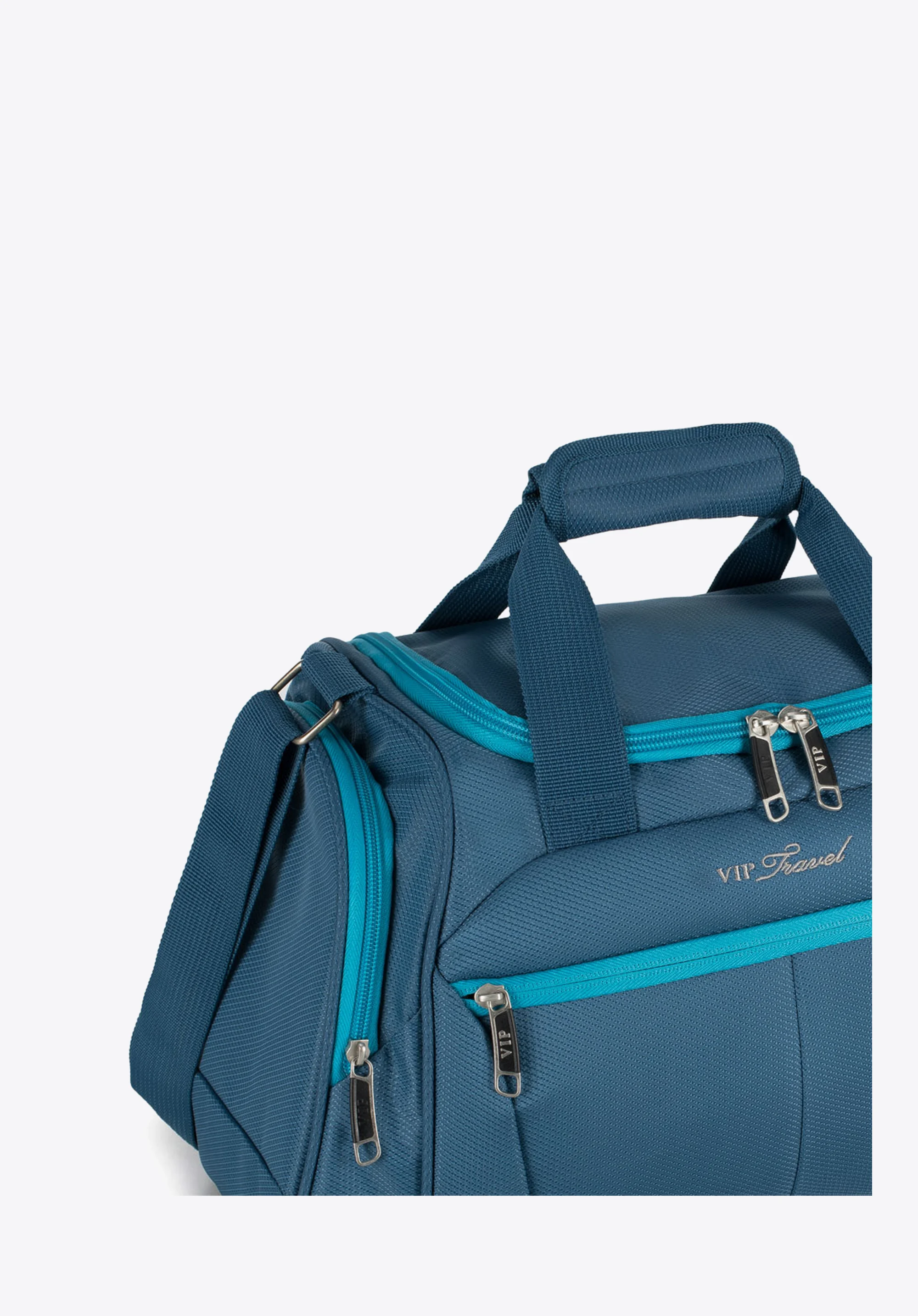 Mała miękka torba podróżna dwukolorowa