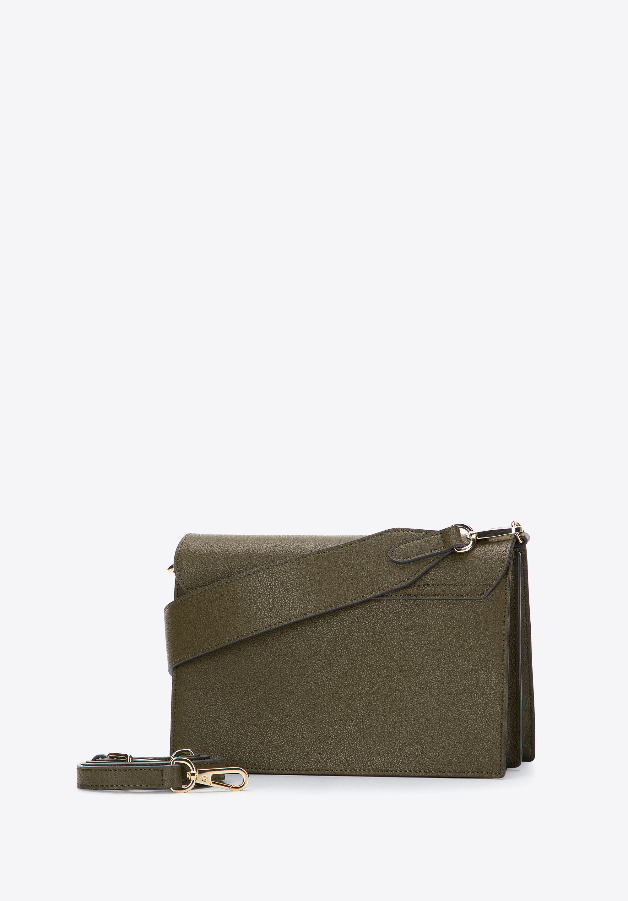 Damska torebka skórzana dwukomorowa klasyczna