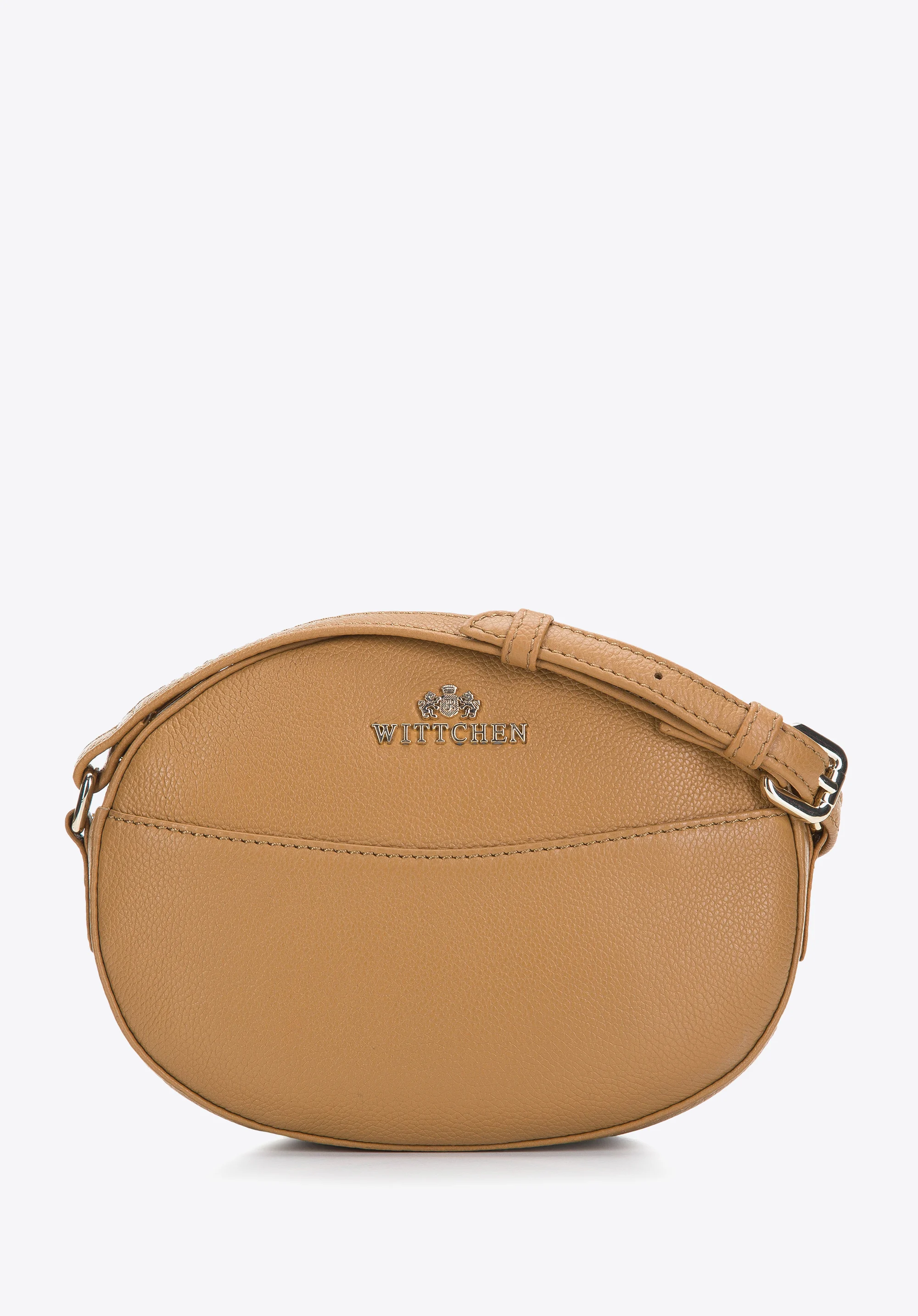 Damska listonoszka skórzana owalna