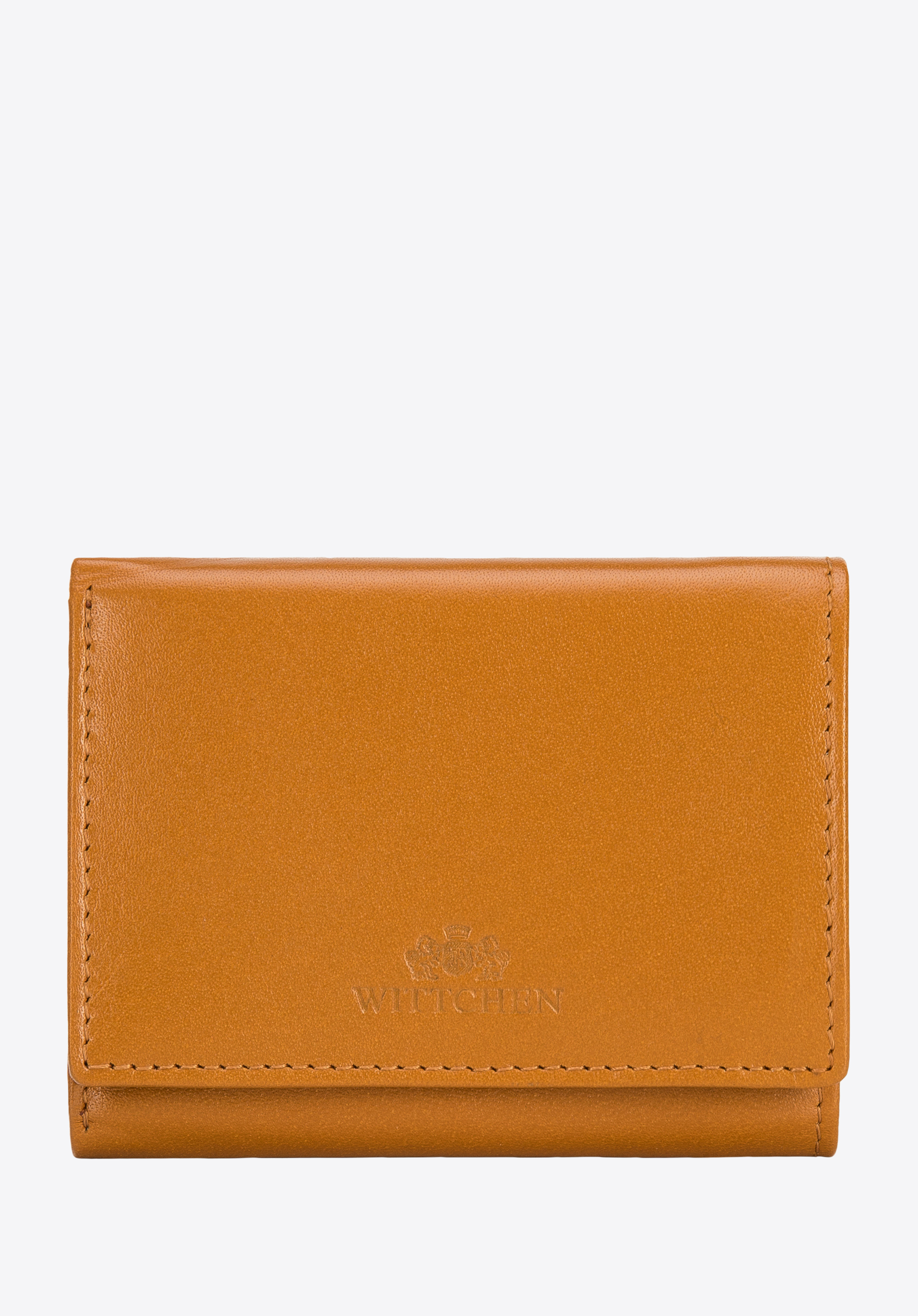 Damski portfel z gładkiej skóry mały