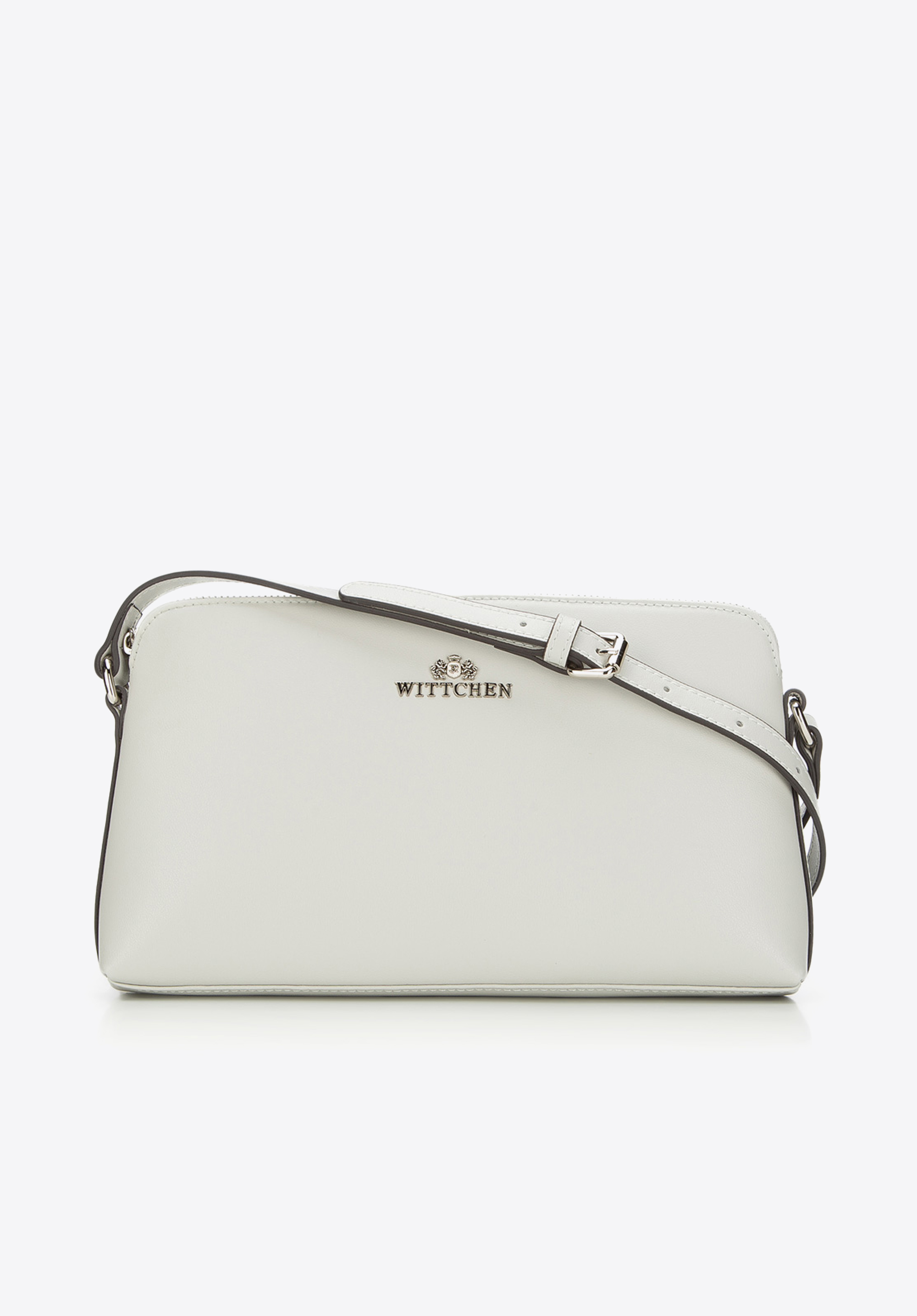 Damska listonoszka ze skóry metaliczna