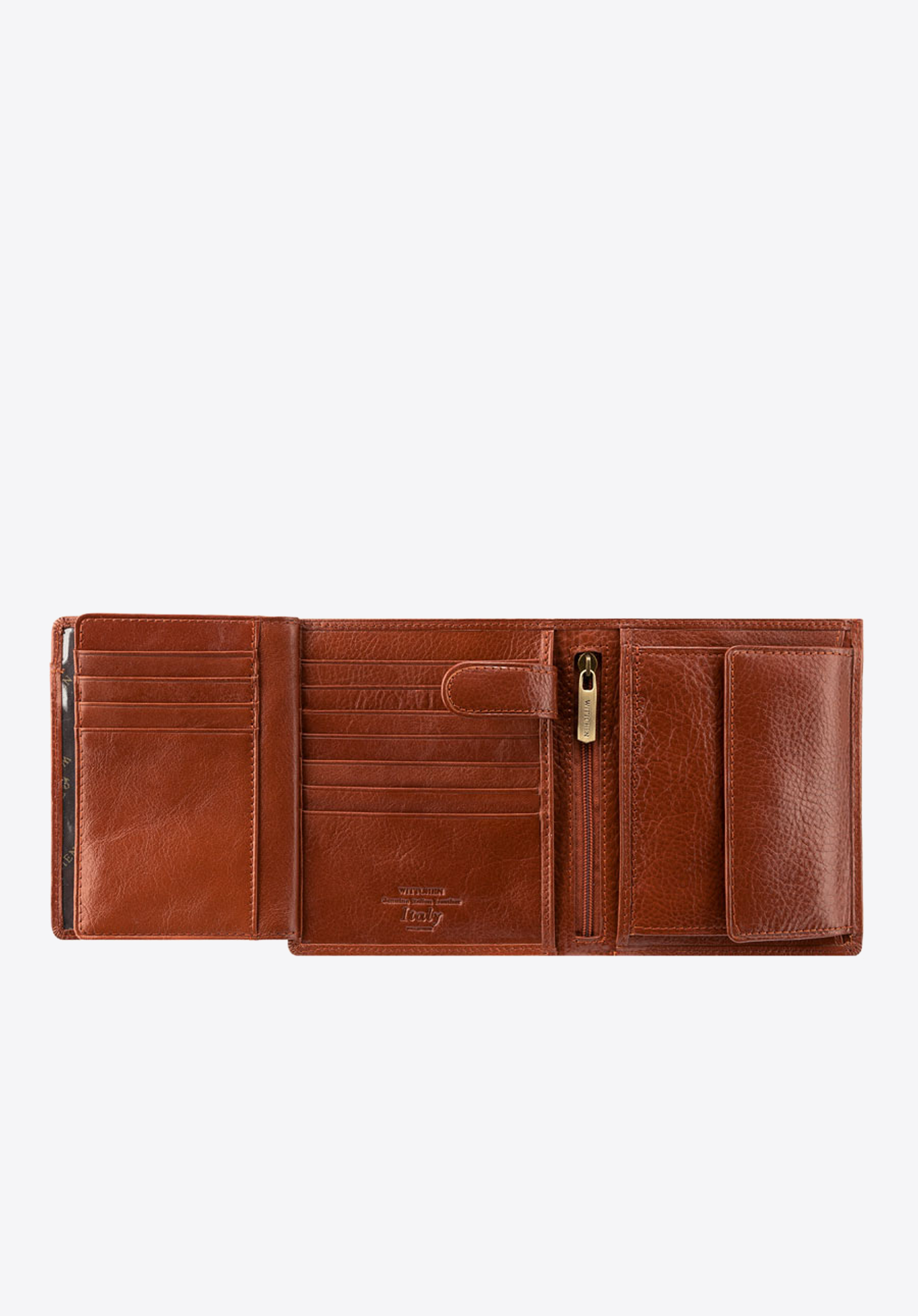 Męski portfel skórzany duży