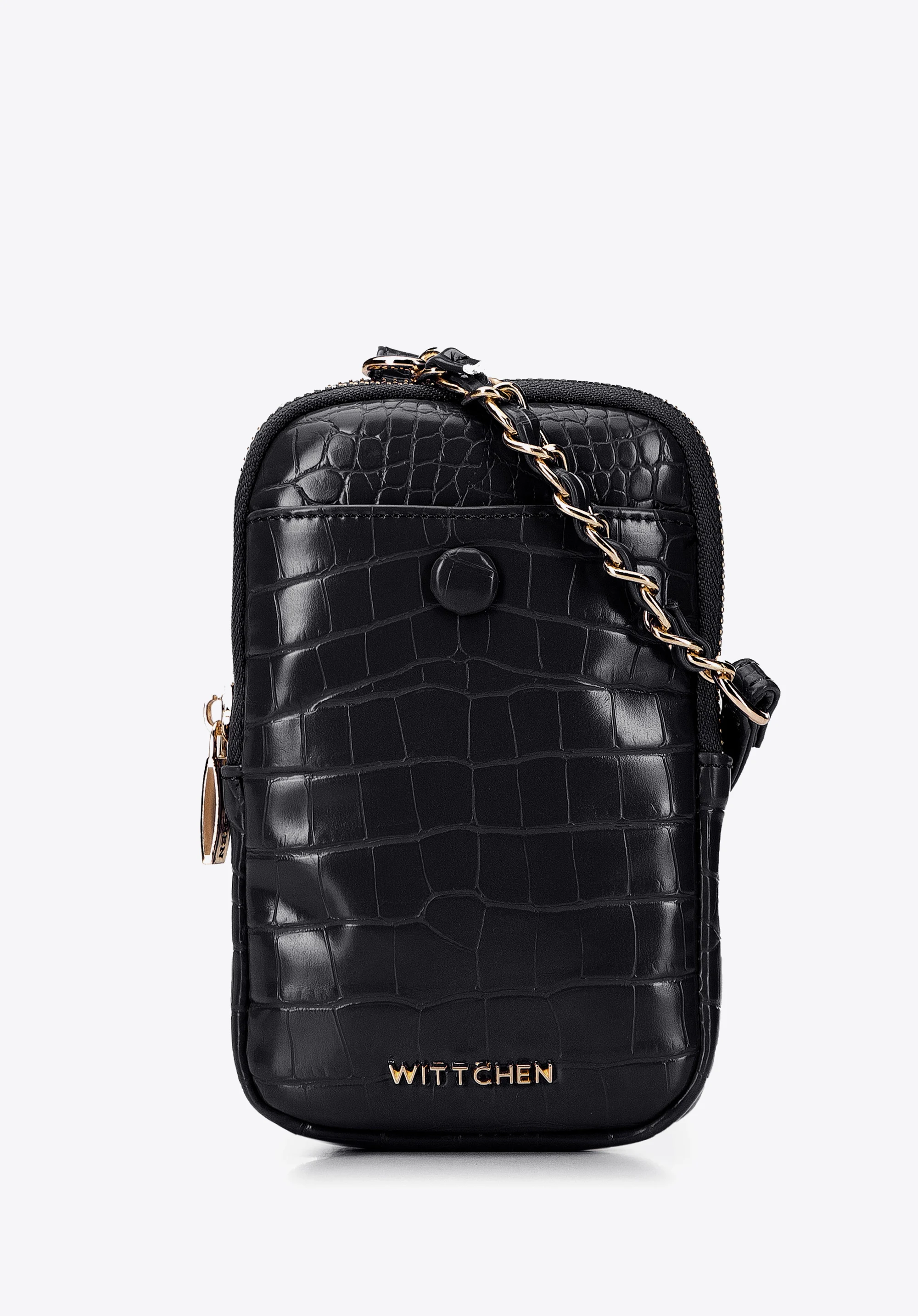 Minitorebka z ekoskóry na łańcuszku