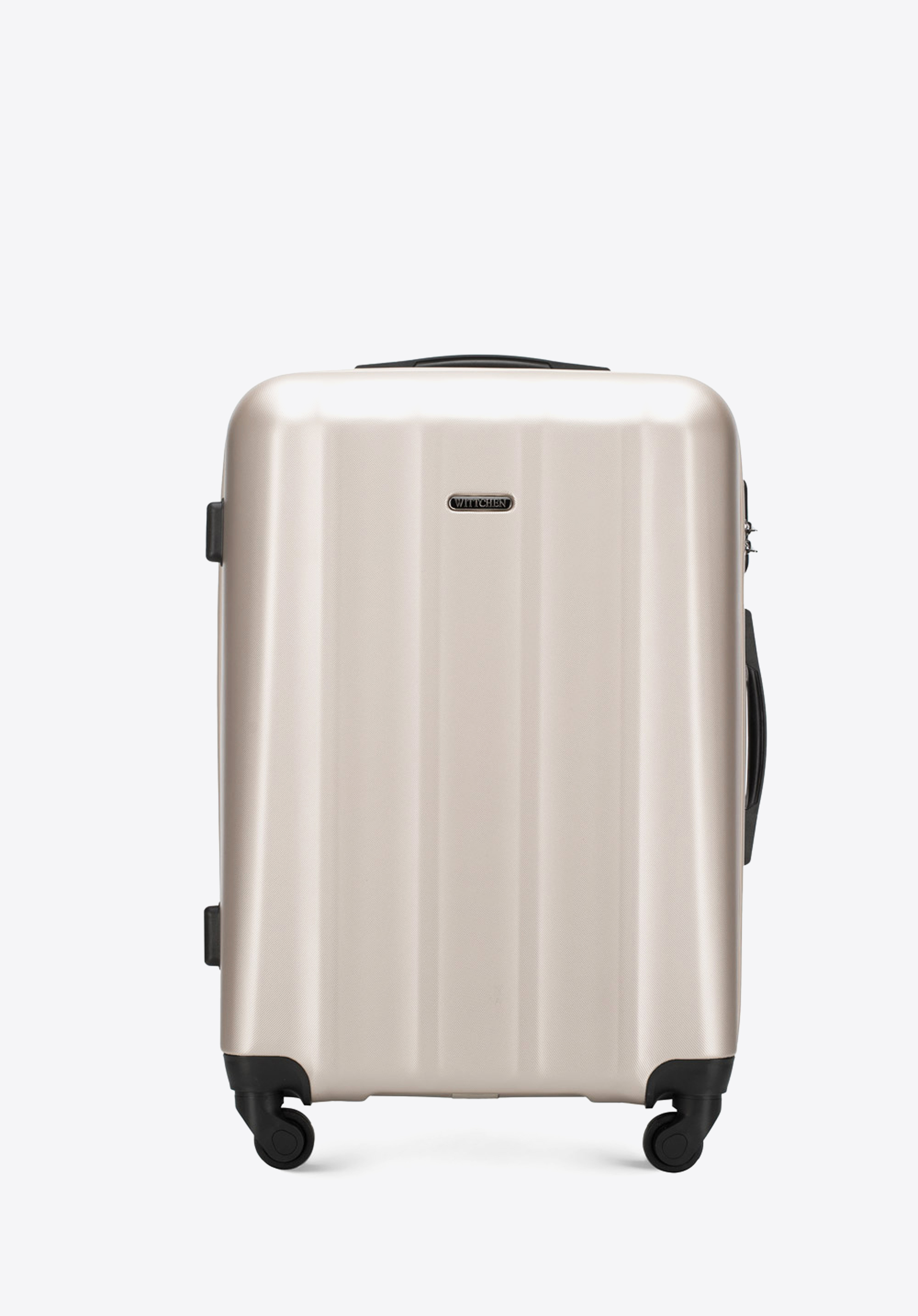 Walizka kabinowa z polikarbonu fakturowana