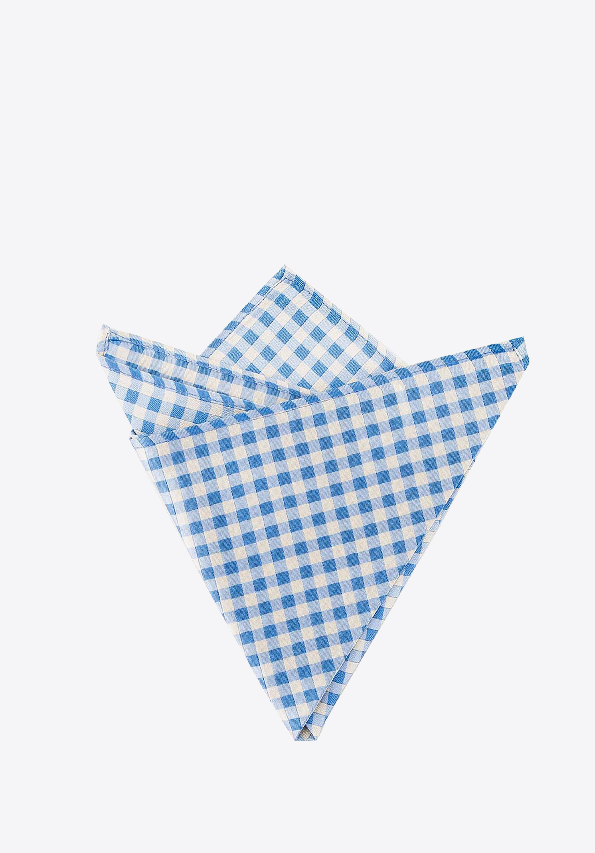 Poszetka z jedwabiu wzorzysta mała