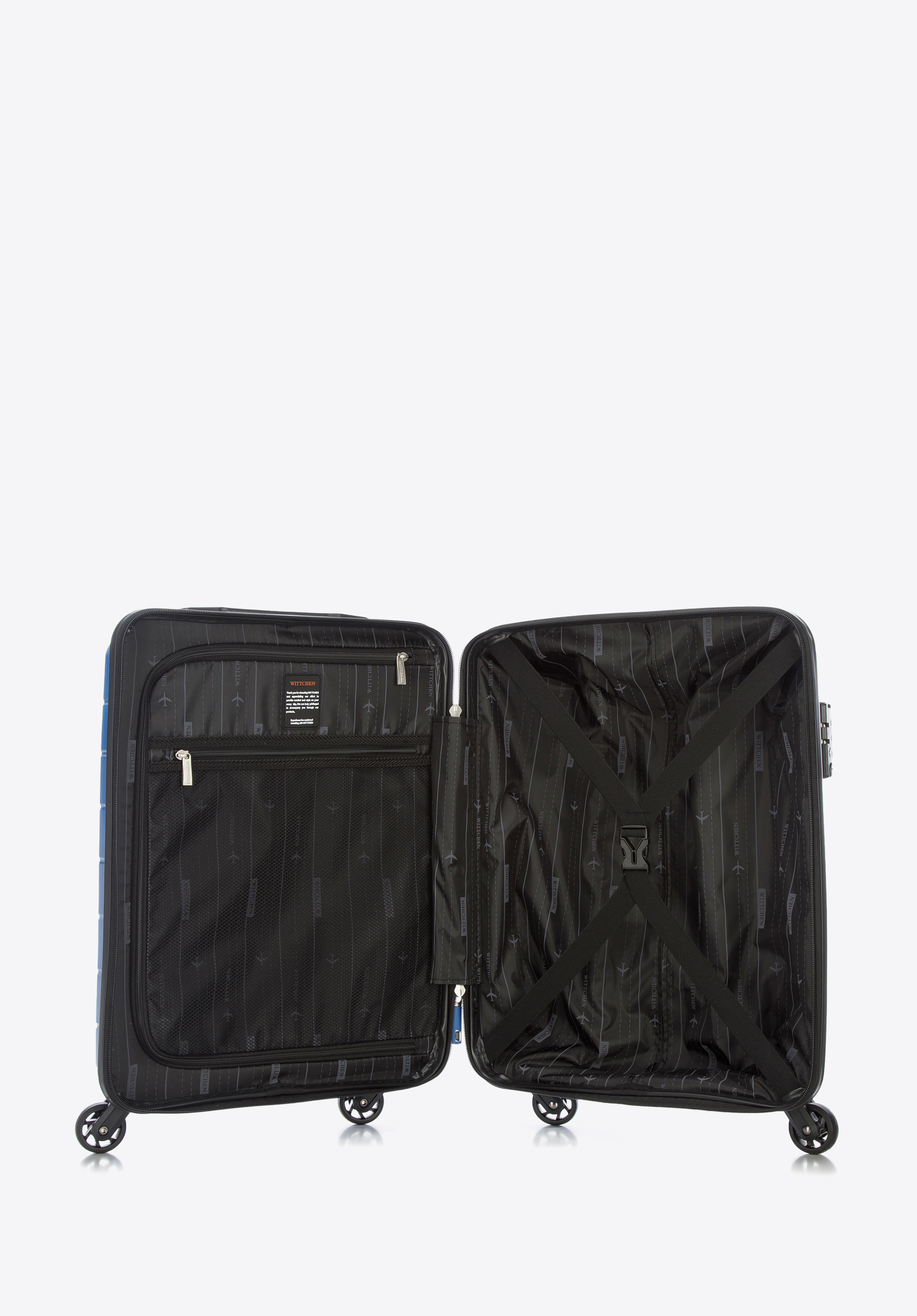 Walizka kabinowa z polipropylenu żłobiona