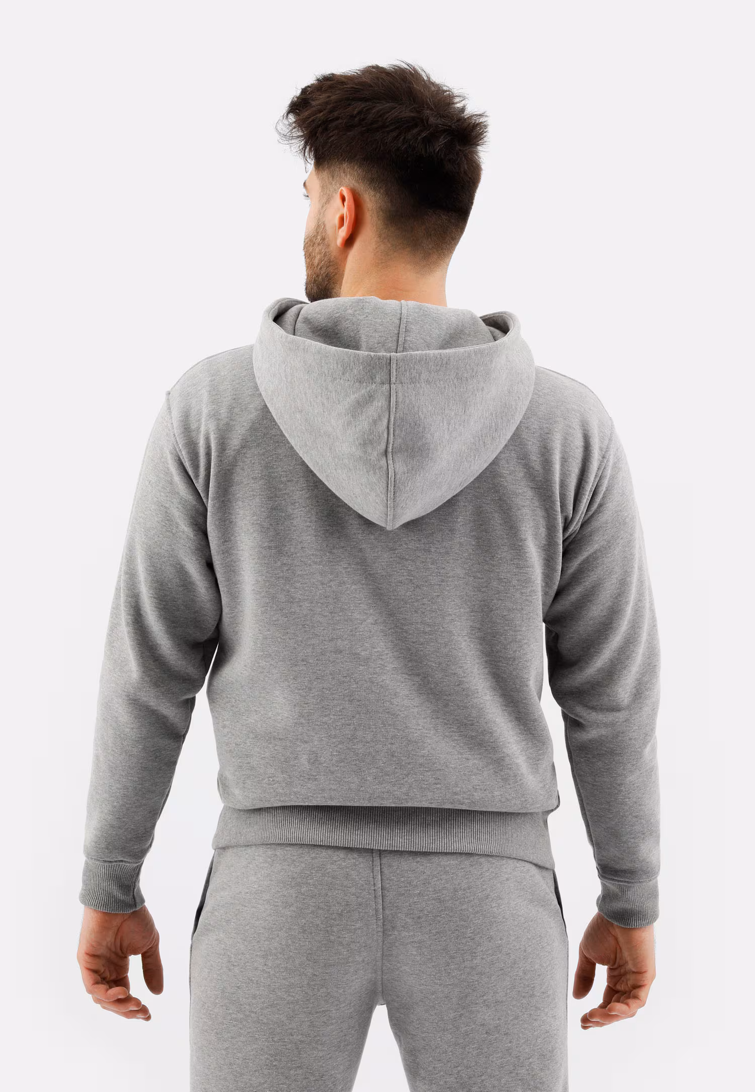 Czarna bluza męska RELAKS z kapturem