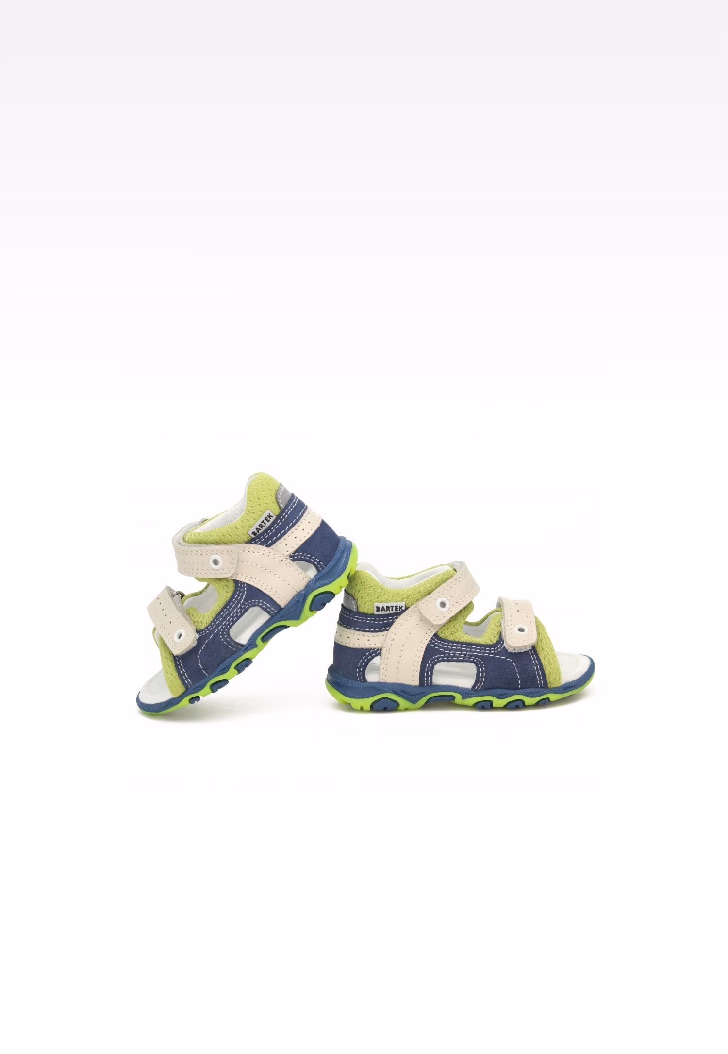 Sandały BARTEK 11848-024, dla chłopców, niebiesko-szaro-zielony