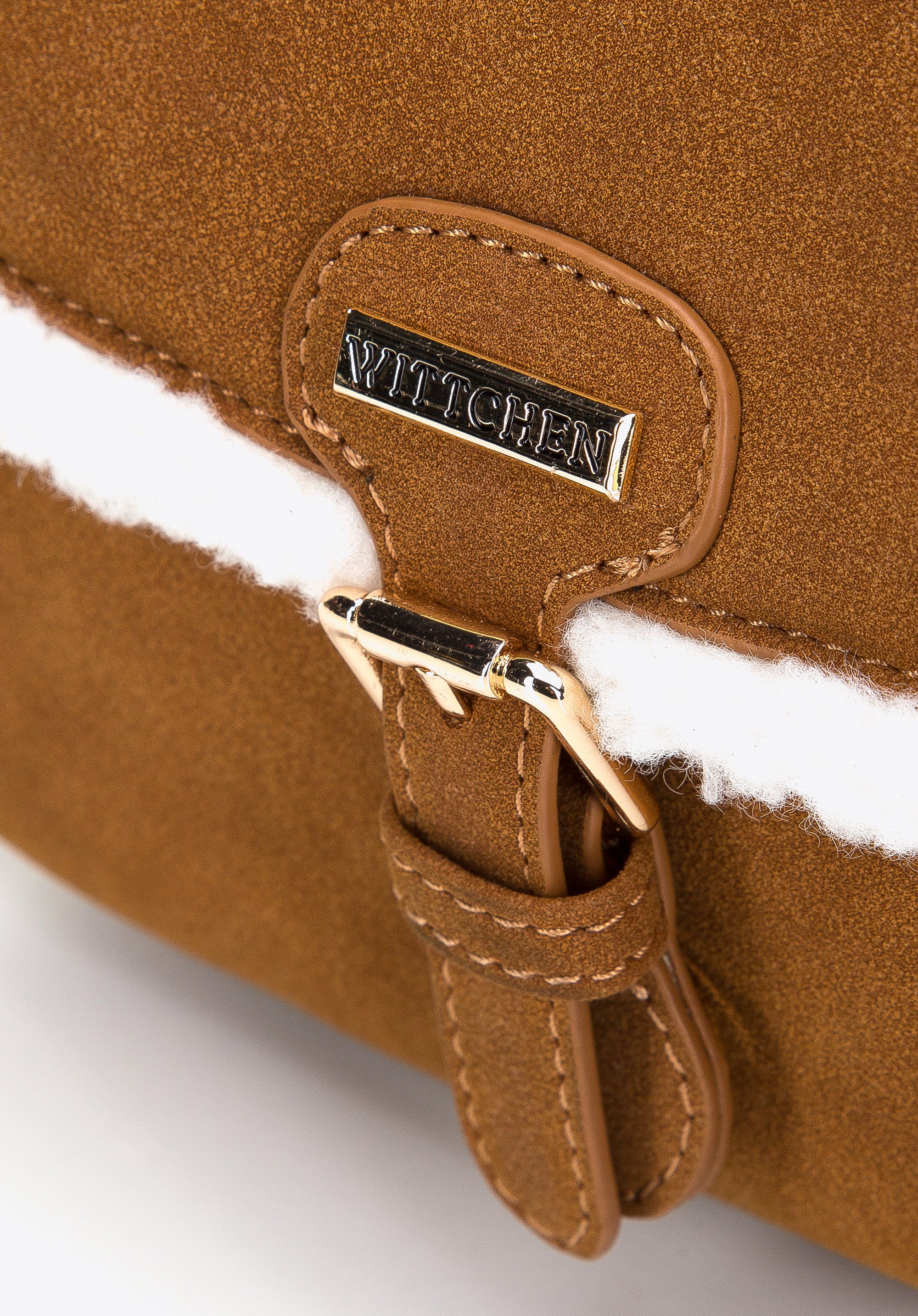 Damska listonoszka ze sztucznym futerkiem