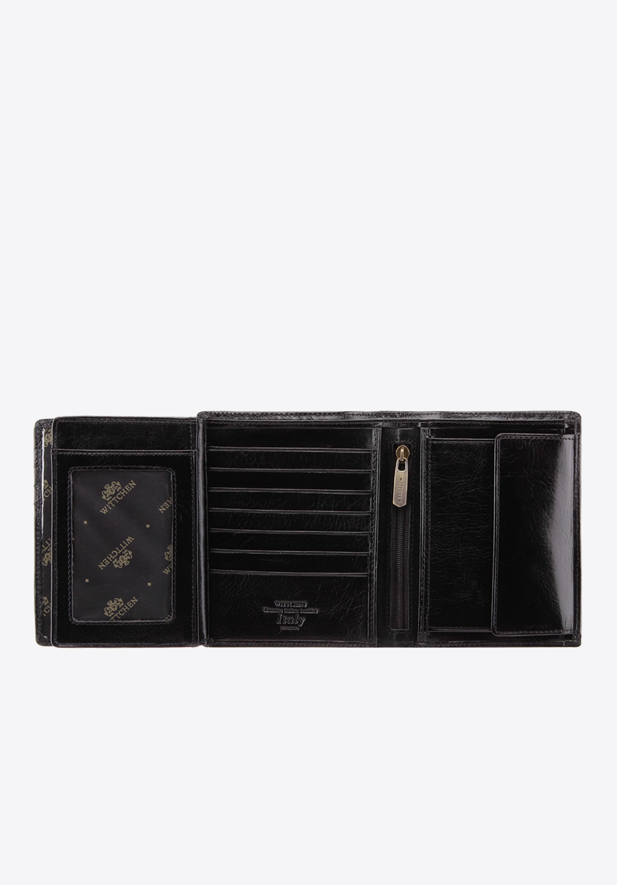 Męski portfel ze skóry prosty