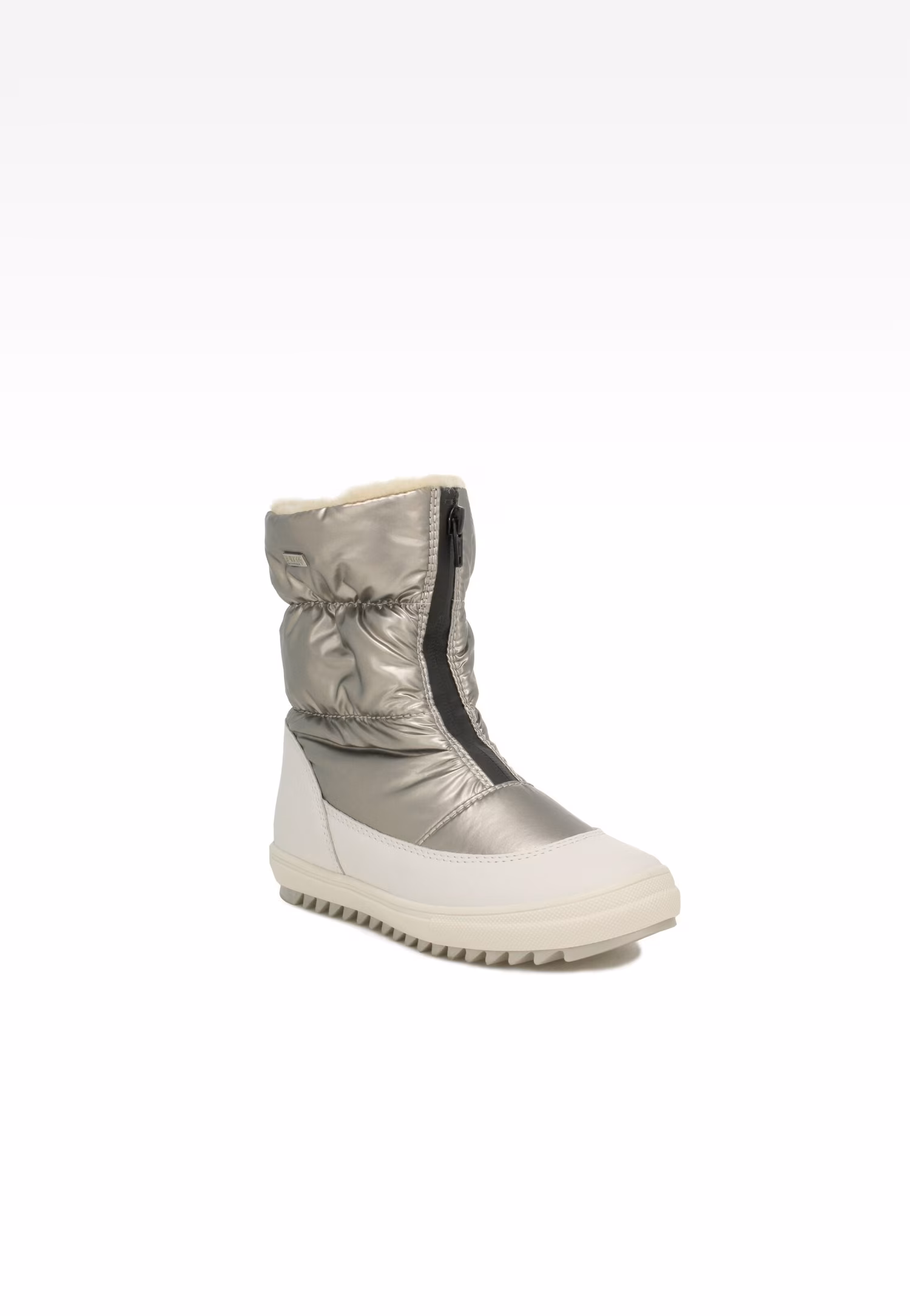 Botki ocieplane BARTEK 14405023, dla dziewcząt, srebrno-biały