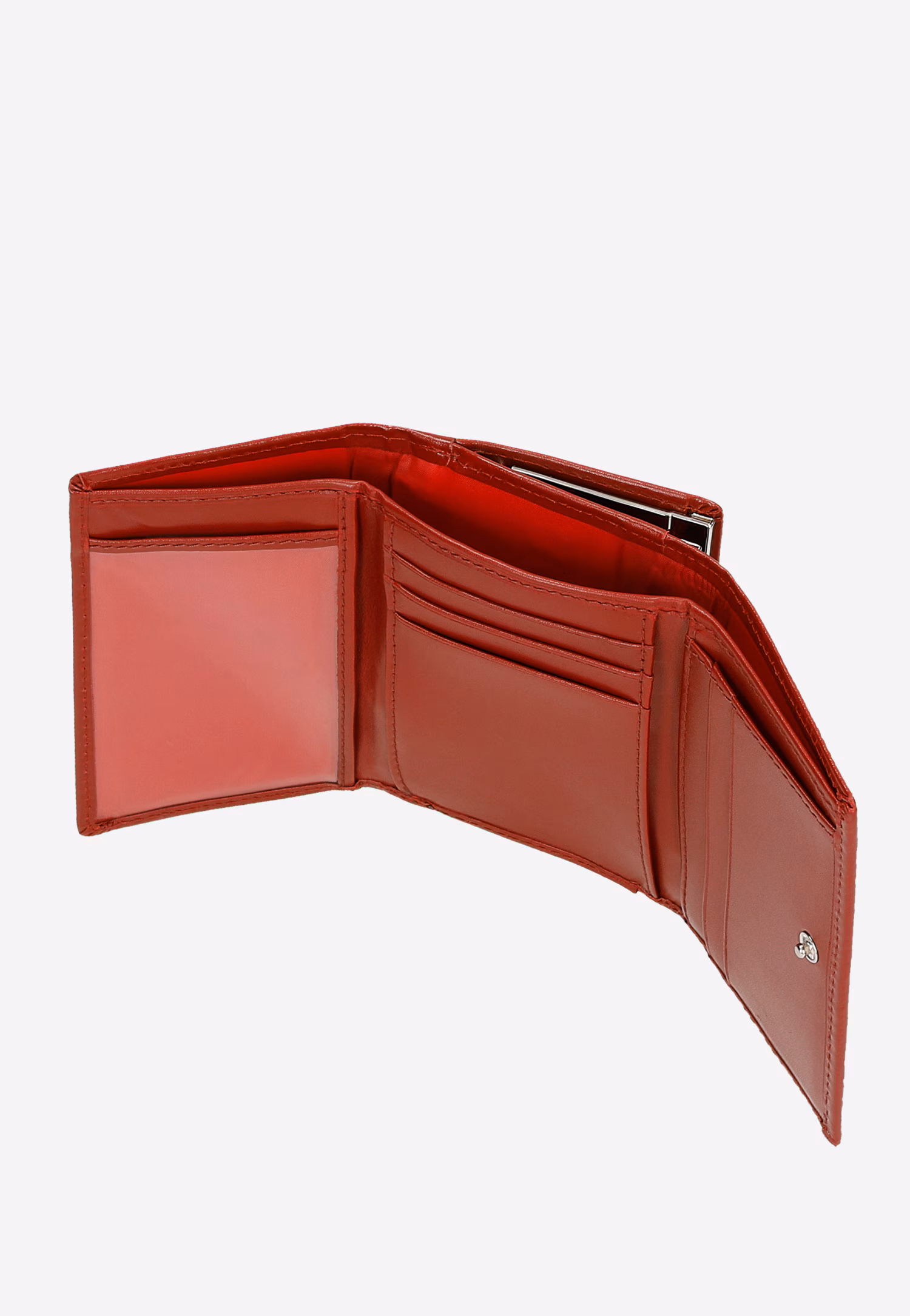 Czarny skórzany portfel damski z RFID