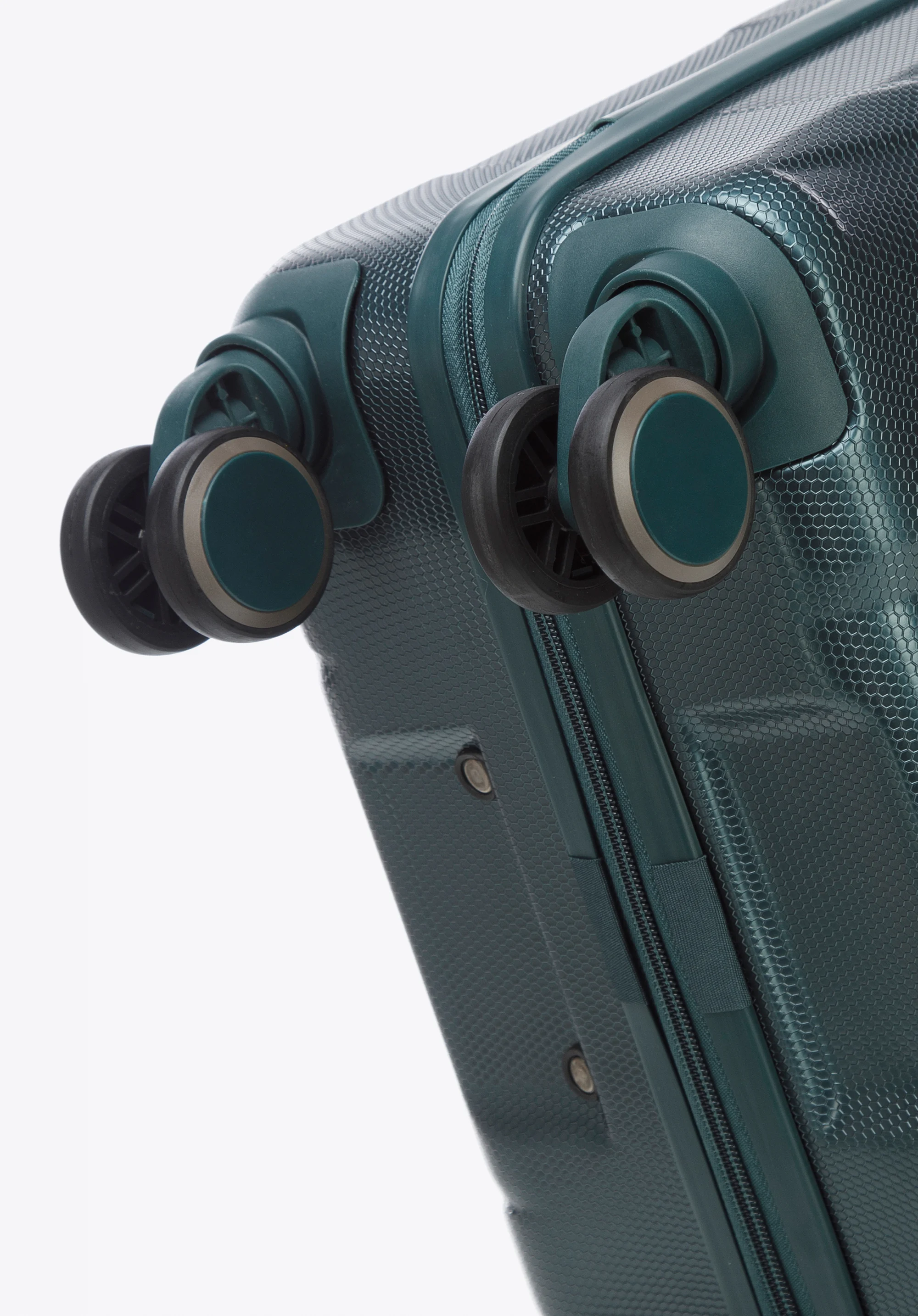 Walizka kabinowa z polikarbonu geometryczna