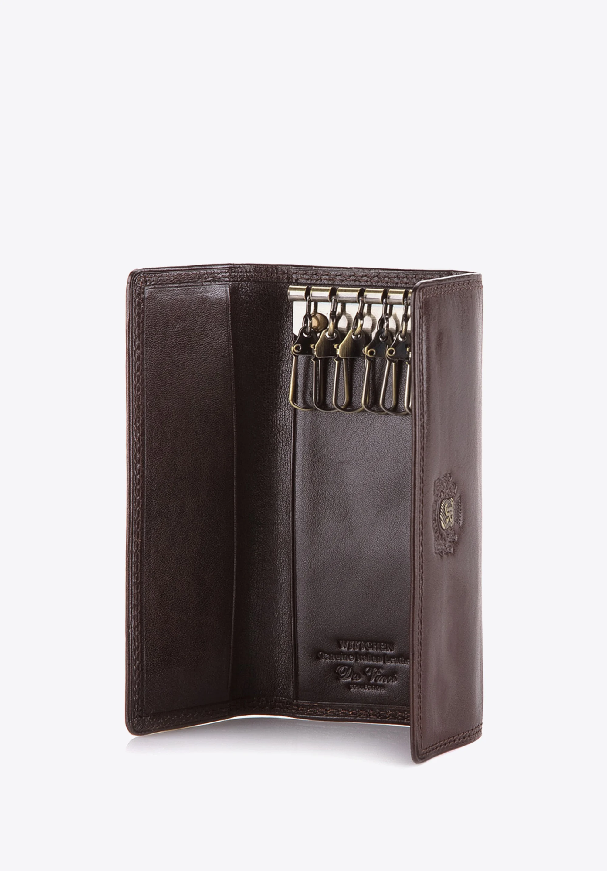 Etui na klucze skórzane z monogramem