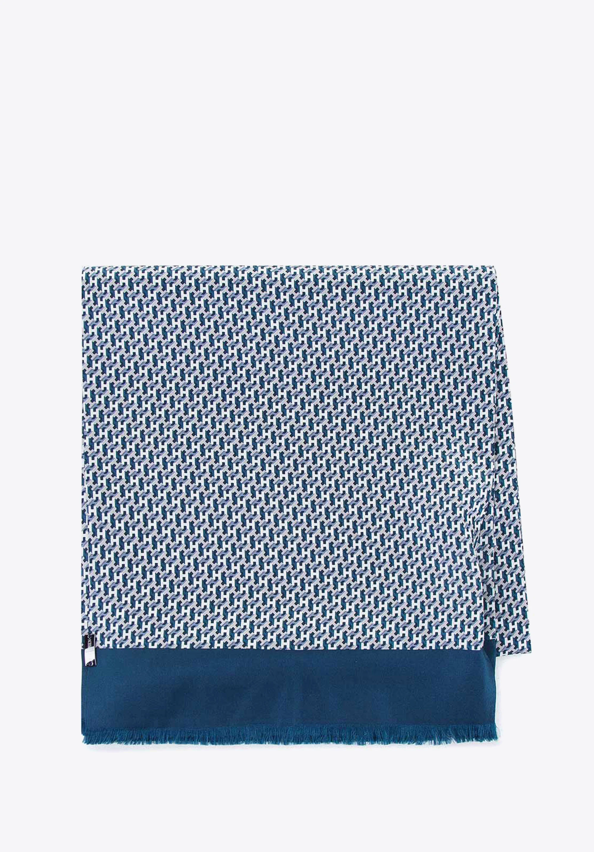 Męski szal z jedwabiu