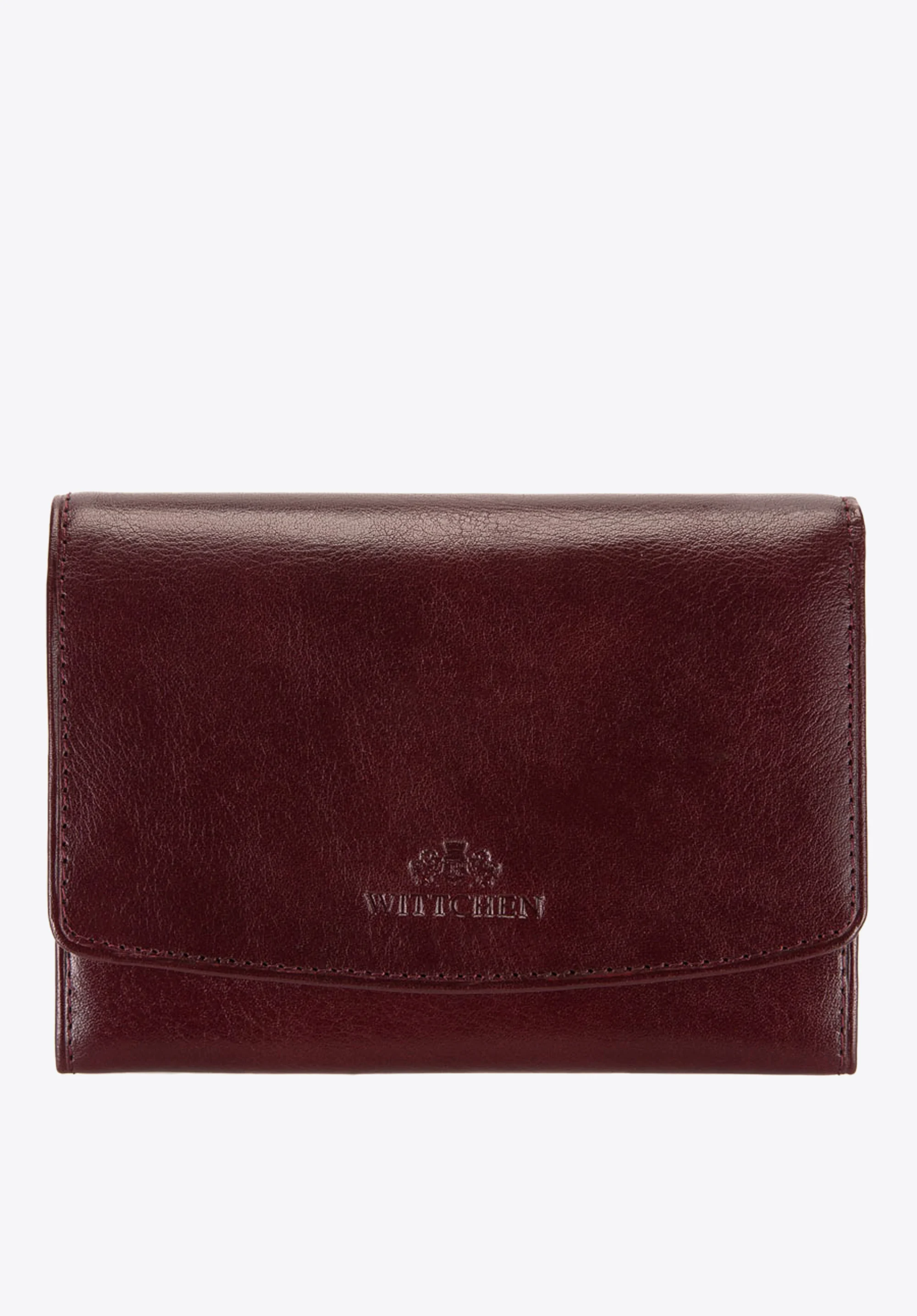 Damski portfel skórzany z kieszonką na bigiel