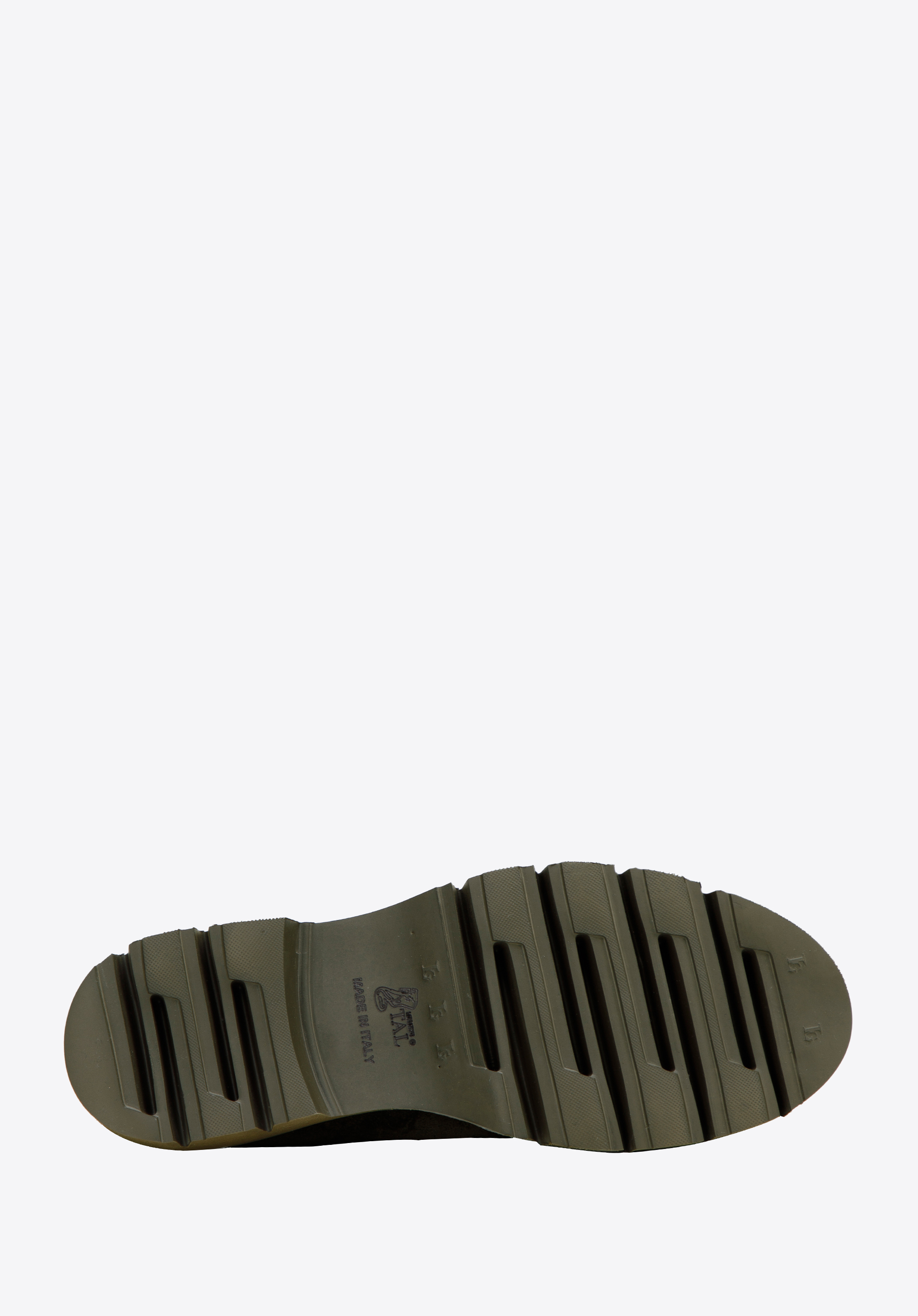 Damskie mokasyny zamszowe z ozdobnym łańcuchem na platformie