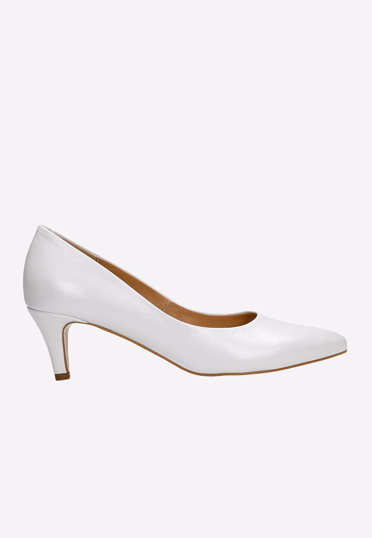 Czarne klasyczne czółenka damskie ze skóry licowej