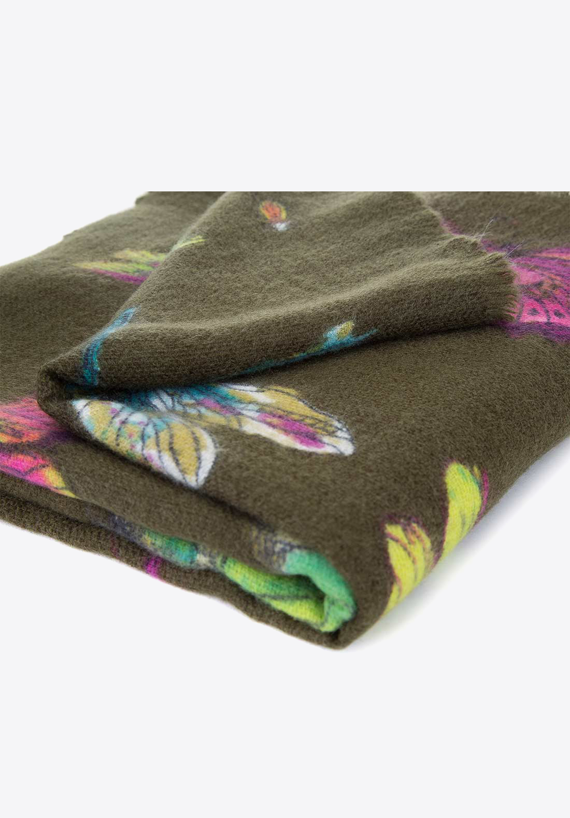 Damski szal we wzór motyli