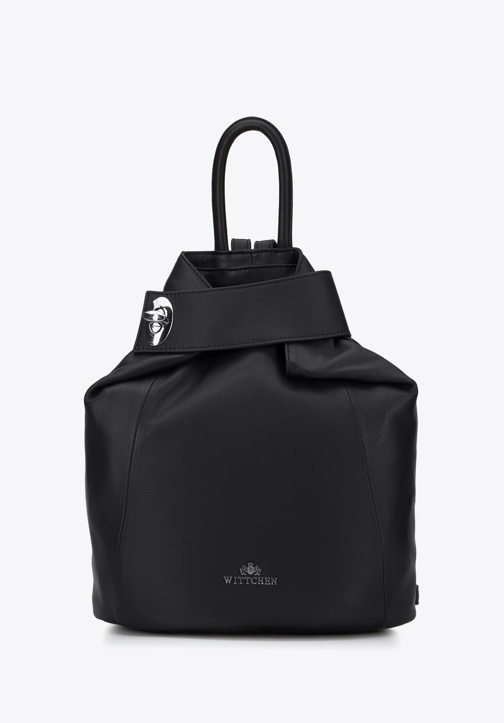 Damski plecak skórzany z opaską