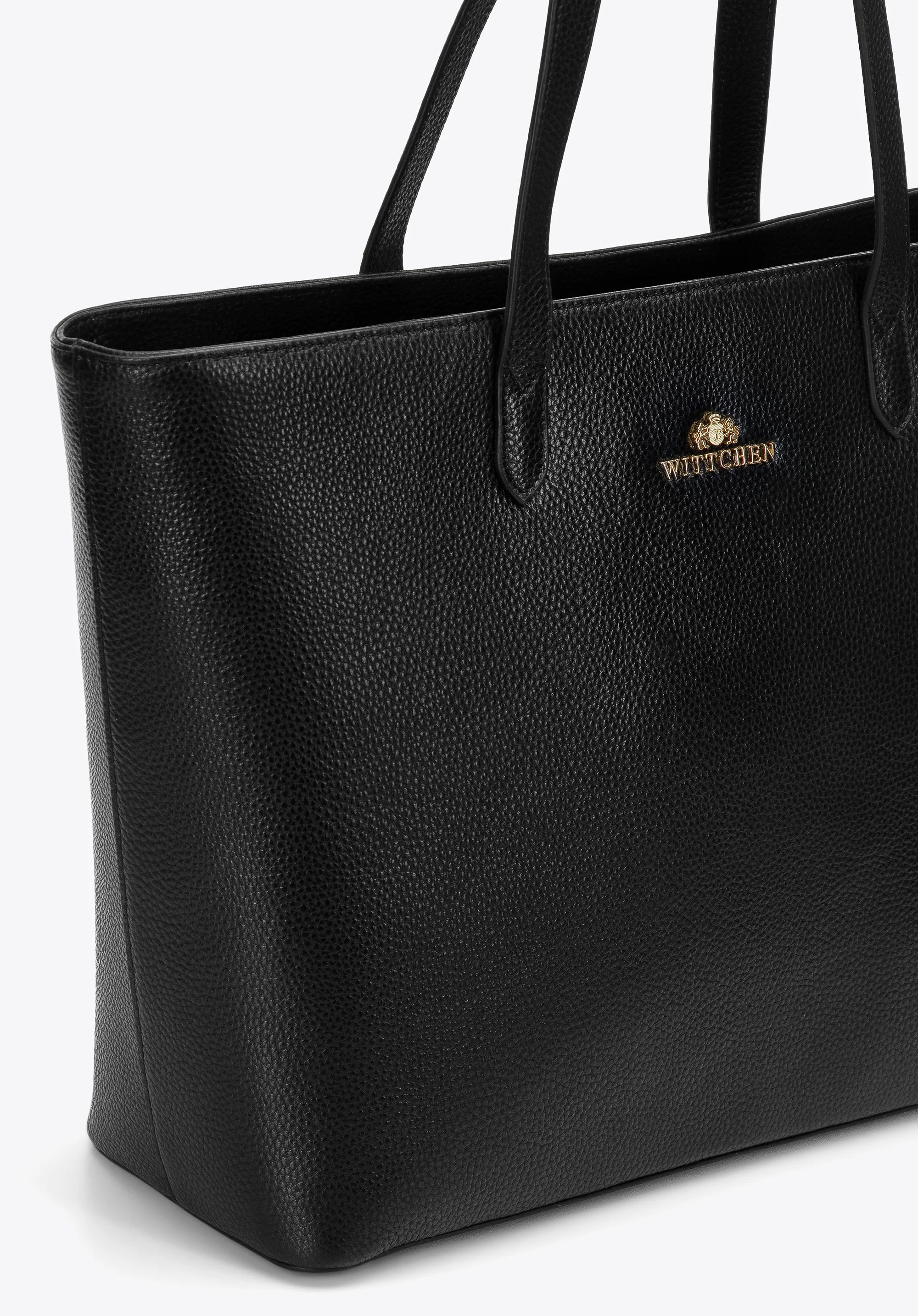 Torebka shopperka skórzana prosta