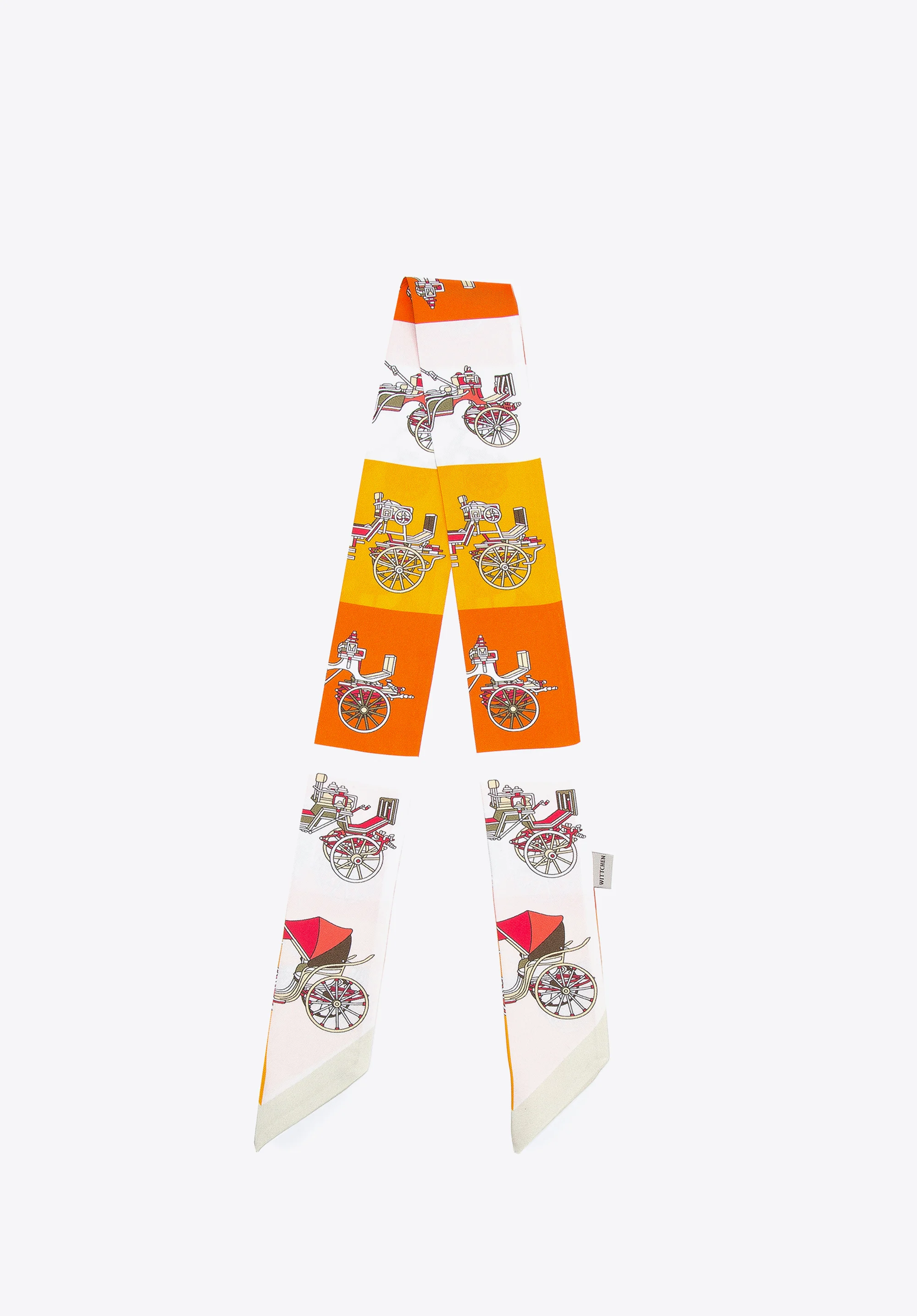 Damska apaszka twilly z jedwabiu