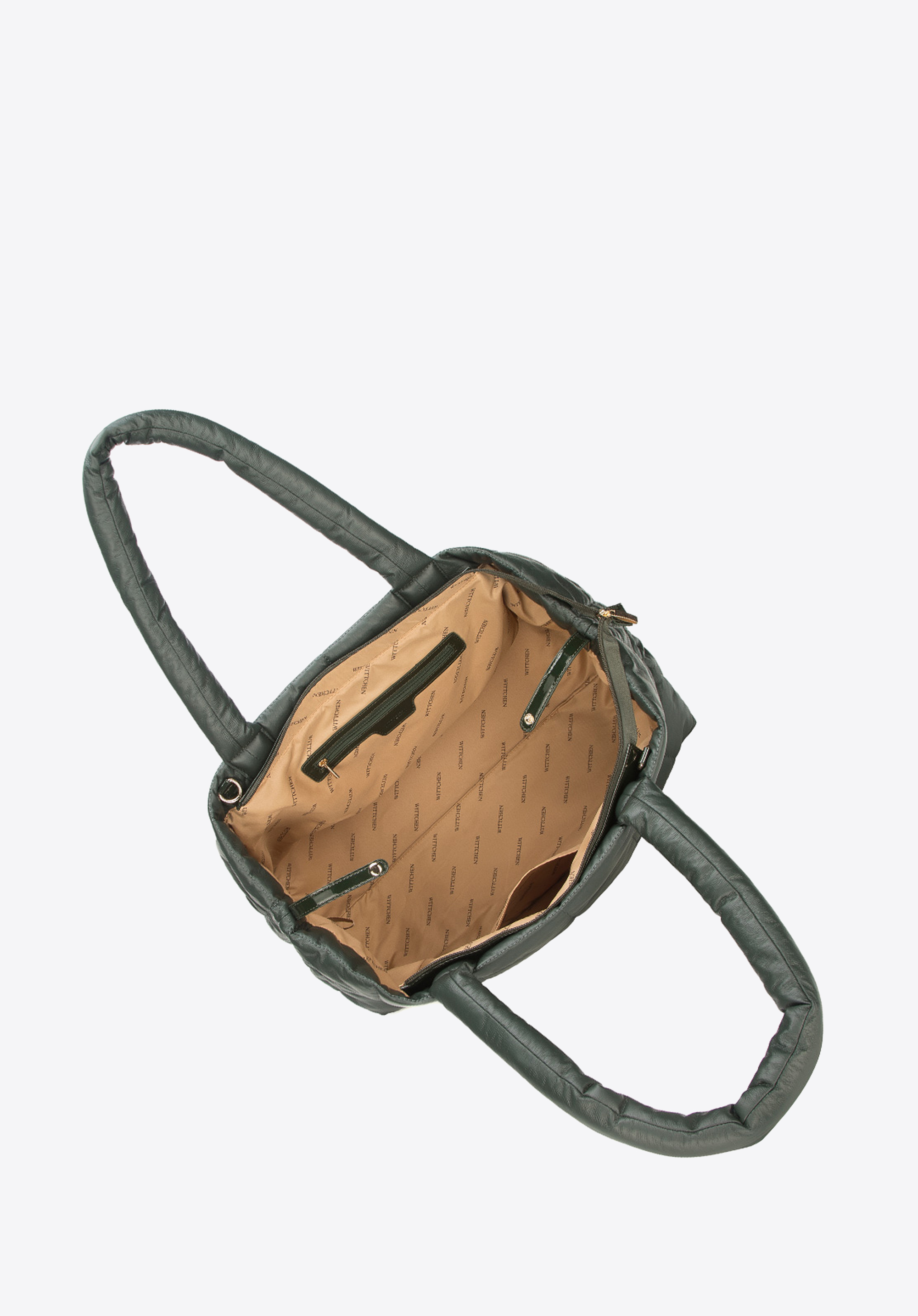 Torebka shopperka pikowana duża