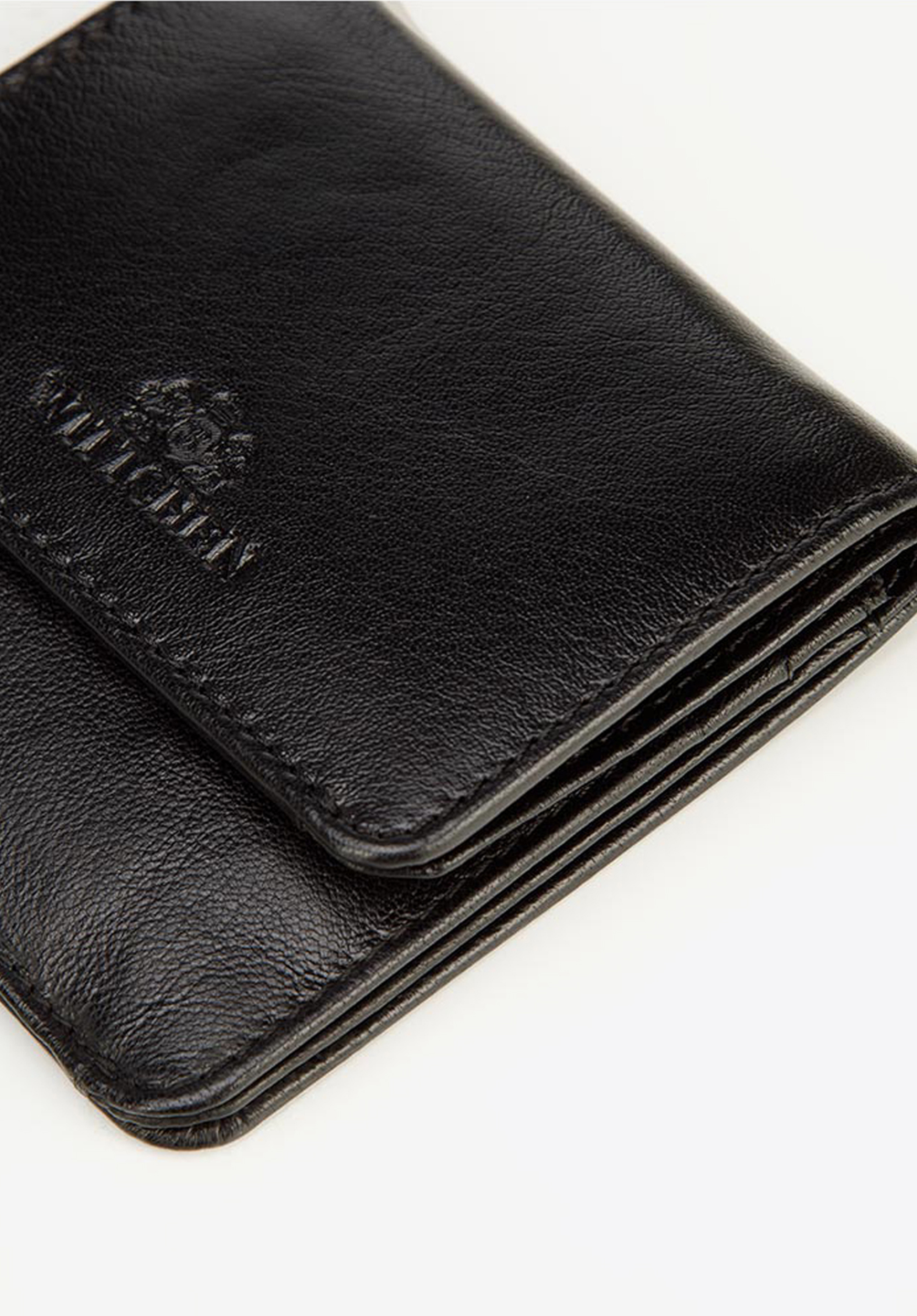 Damski portfelik ze skóry kwadratowy