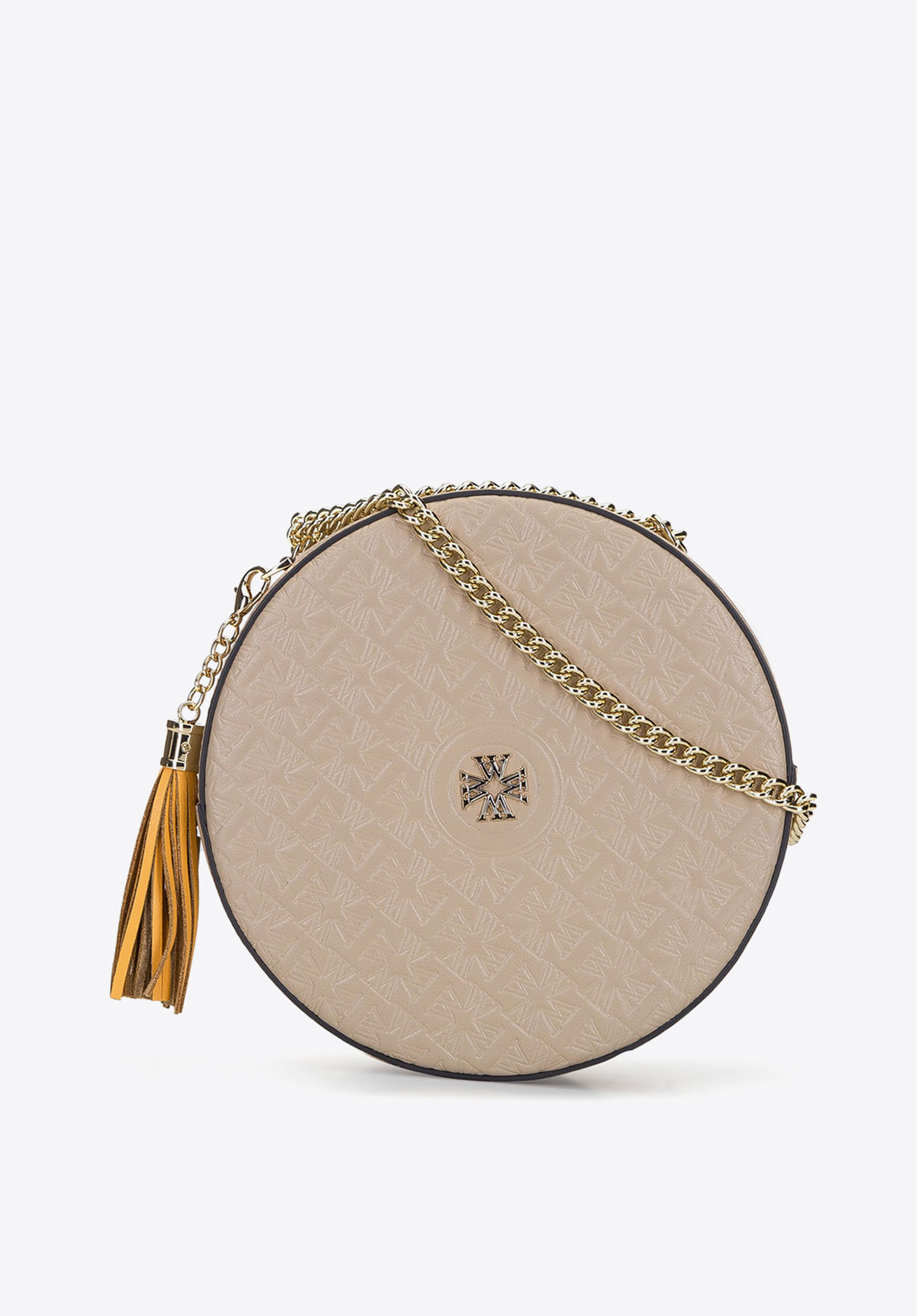 Torebka crossbody ze skóry okrągła – limitowana edycja