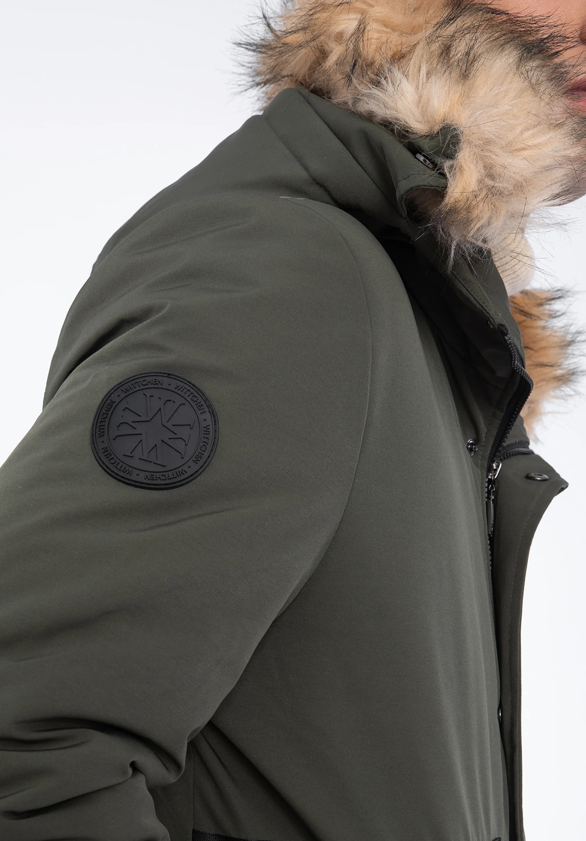 Męska kurtka ocieplana prosta