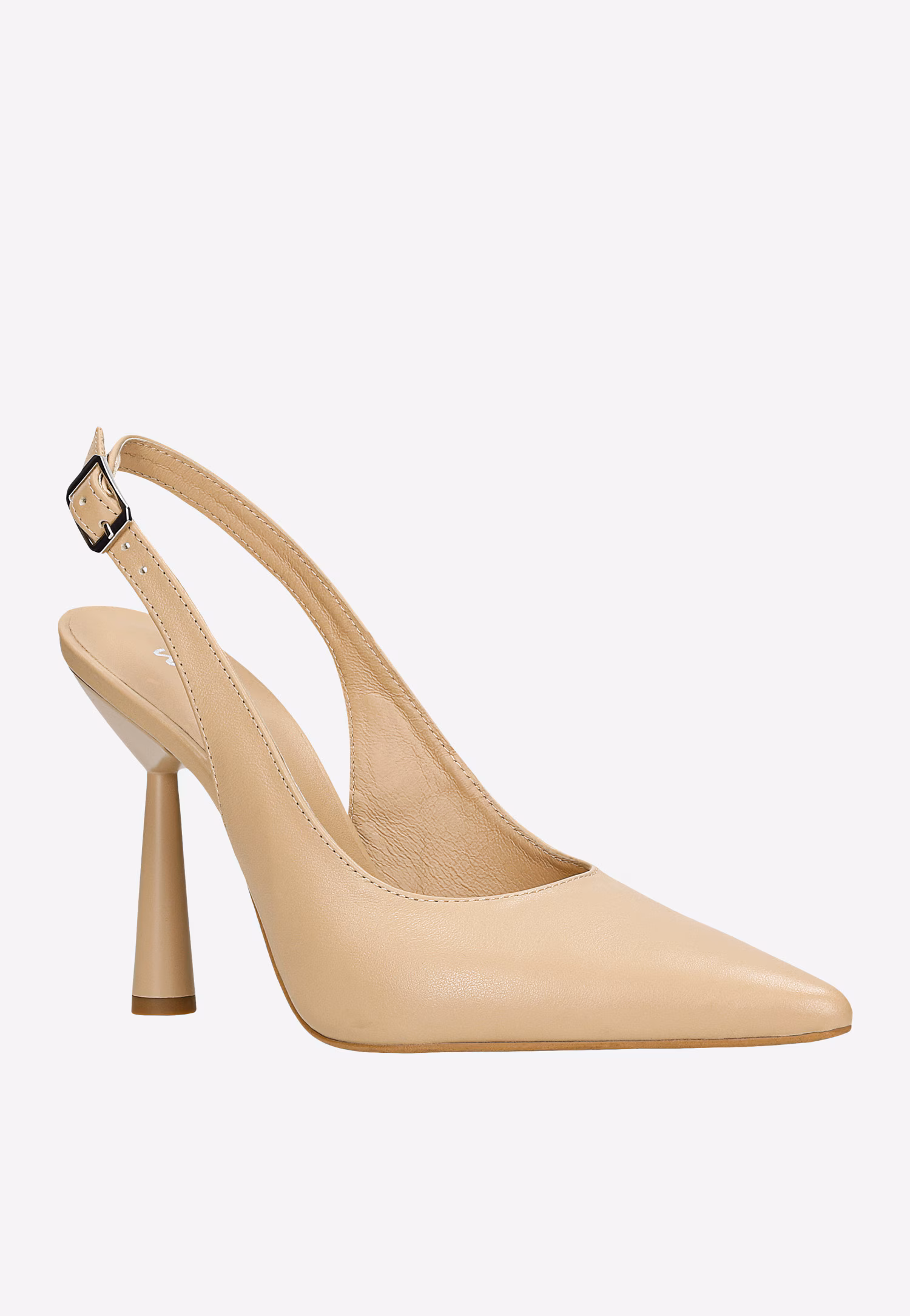 Różowe szpilki z noskiem w szpic