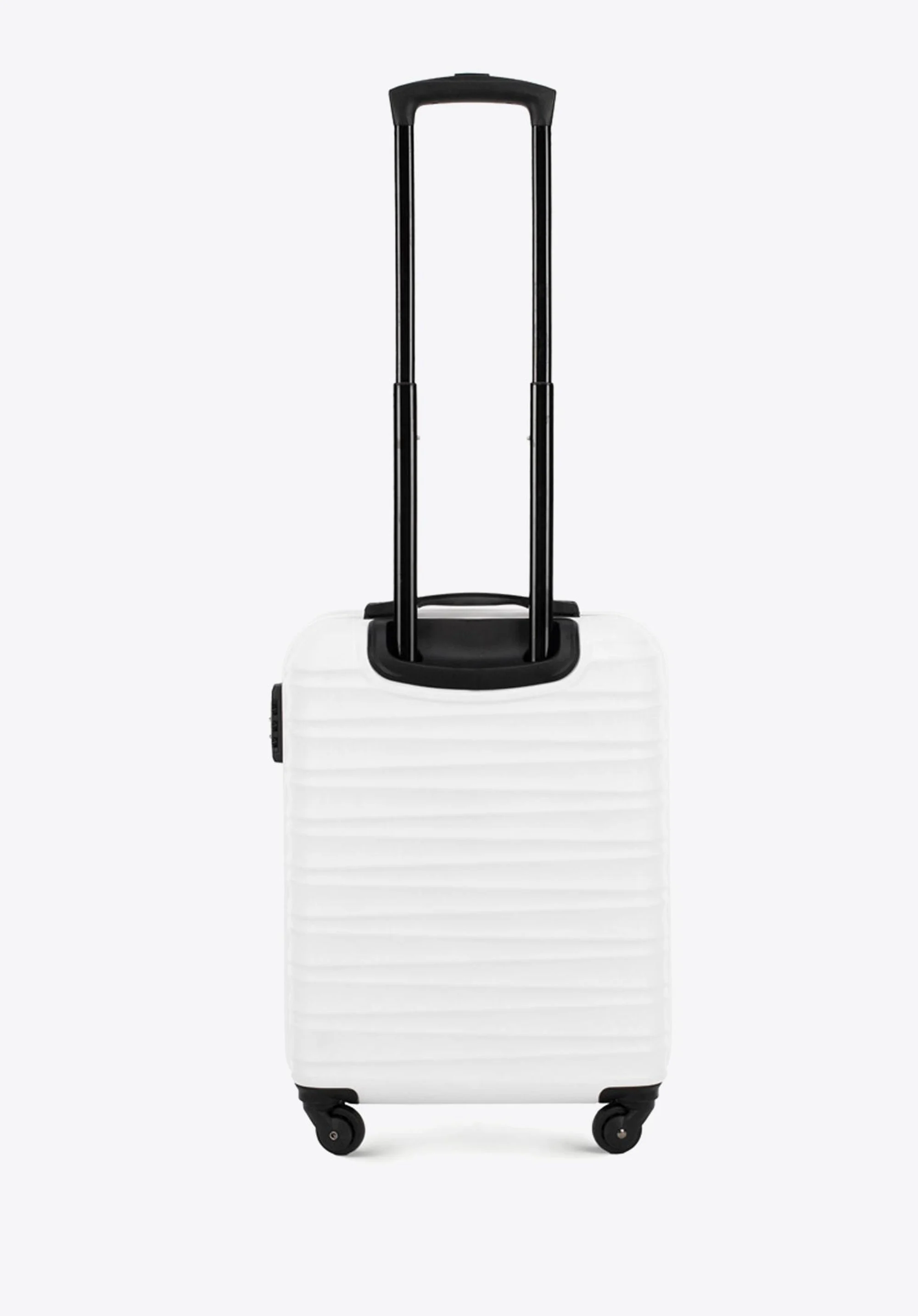 Duża walizka z ABS-u z żebrowaniem