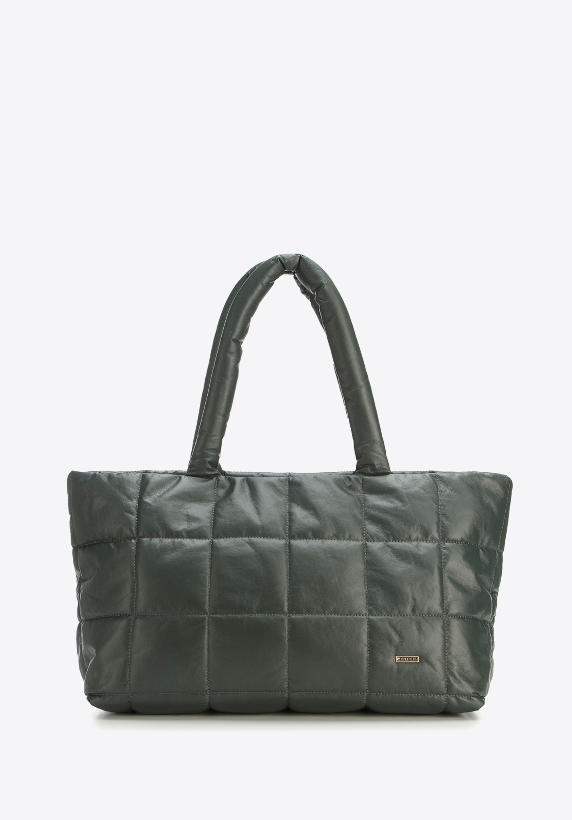 Torebka shopperka pikowana duża