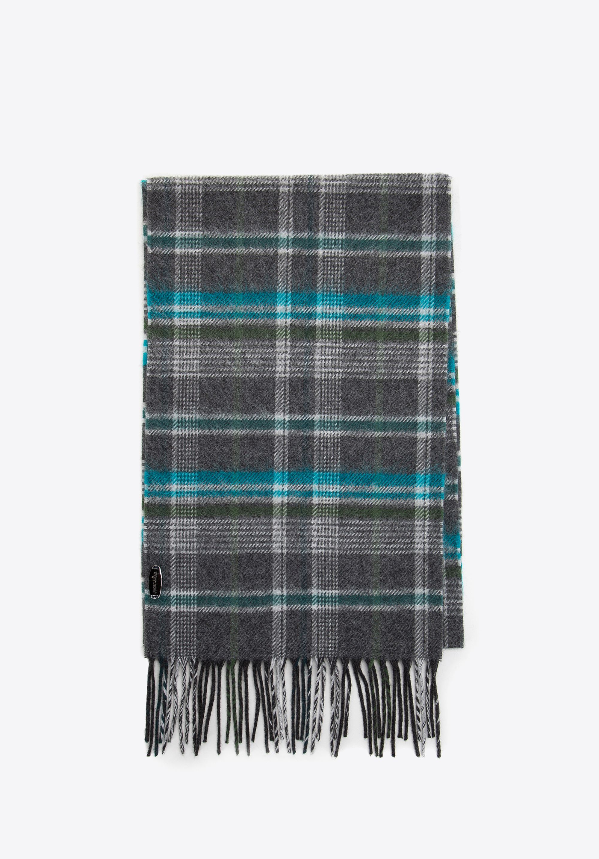 Męski szalik w kratę