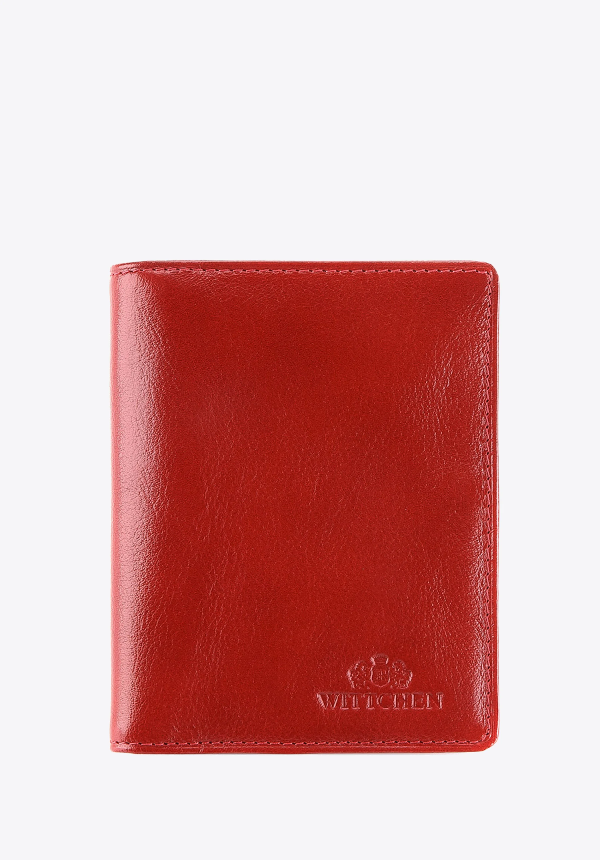 Etui na dokumenty skórzane pionowe