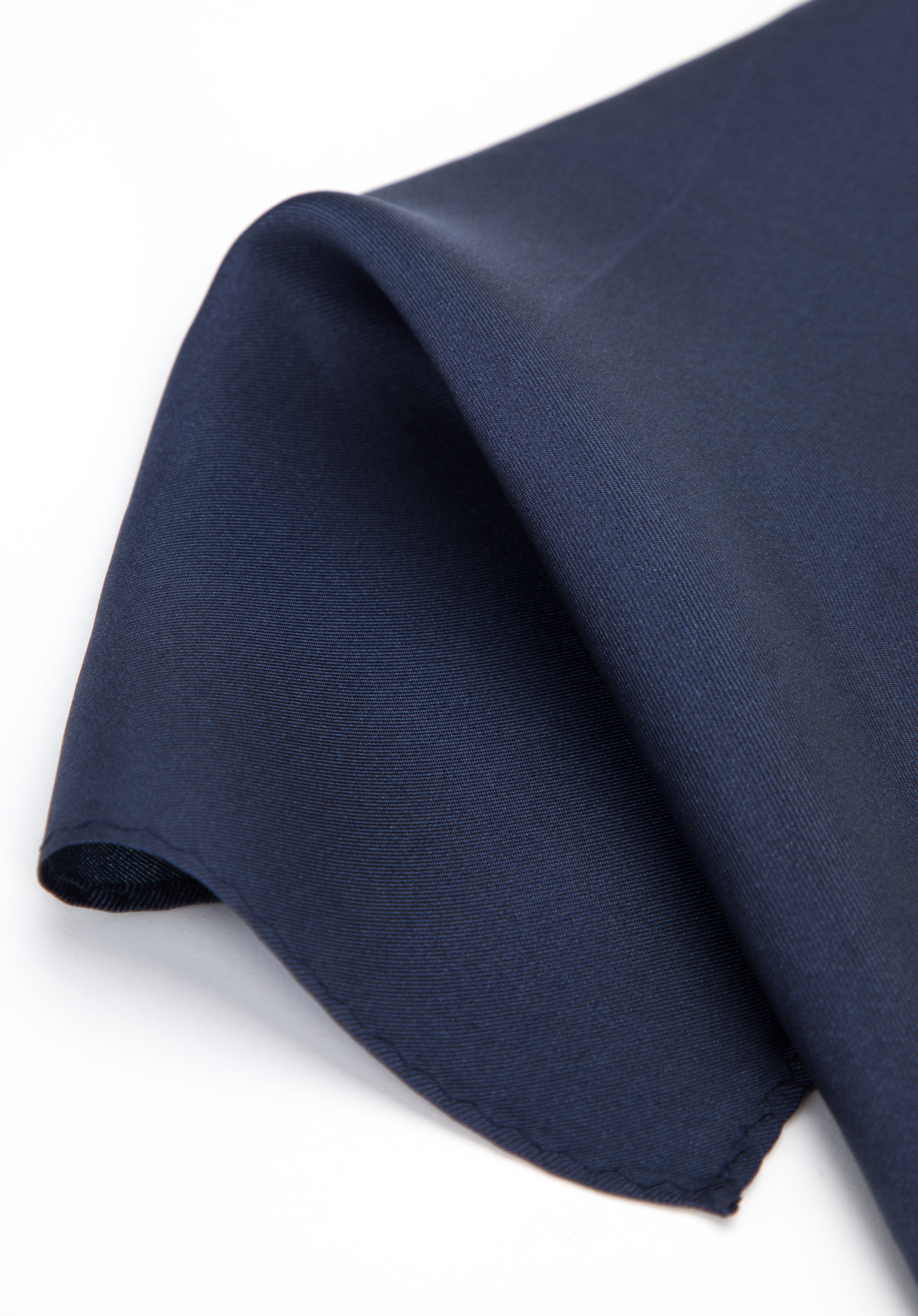 Poszetka z jedwabiu jednokolorowa