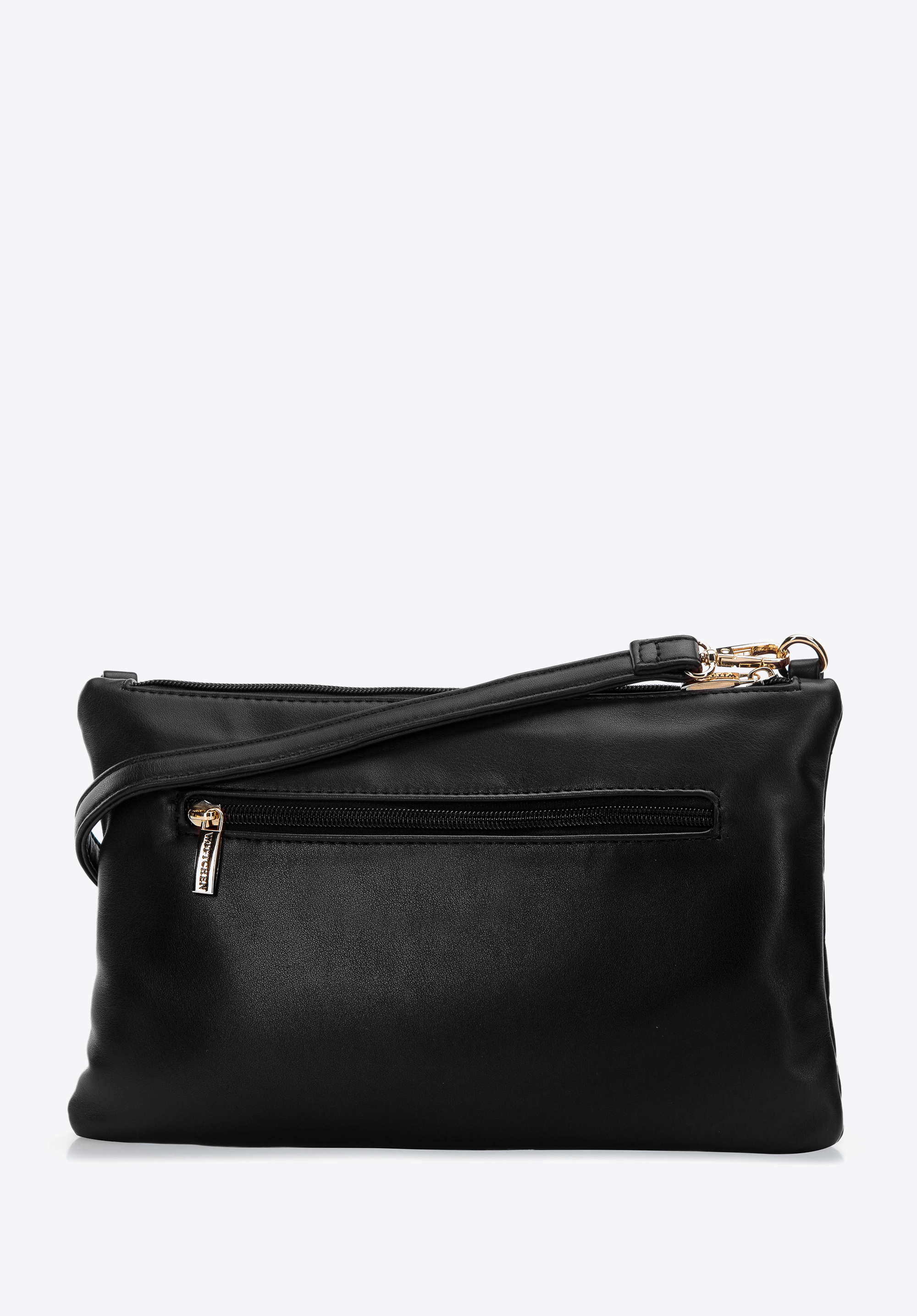 Damska listonoszka z pikowanej ekoskóry w ozdobny wzór cienka