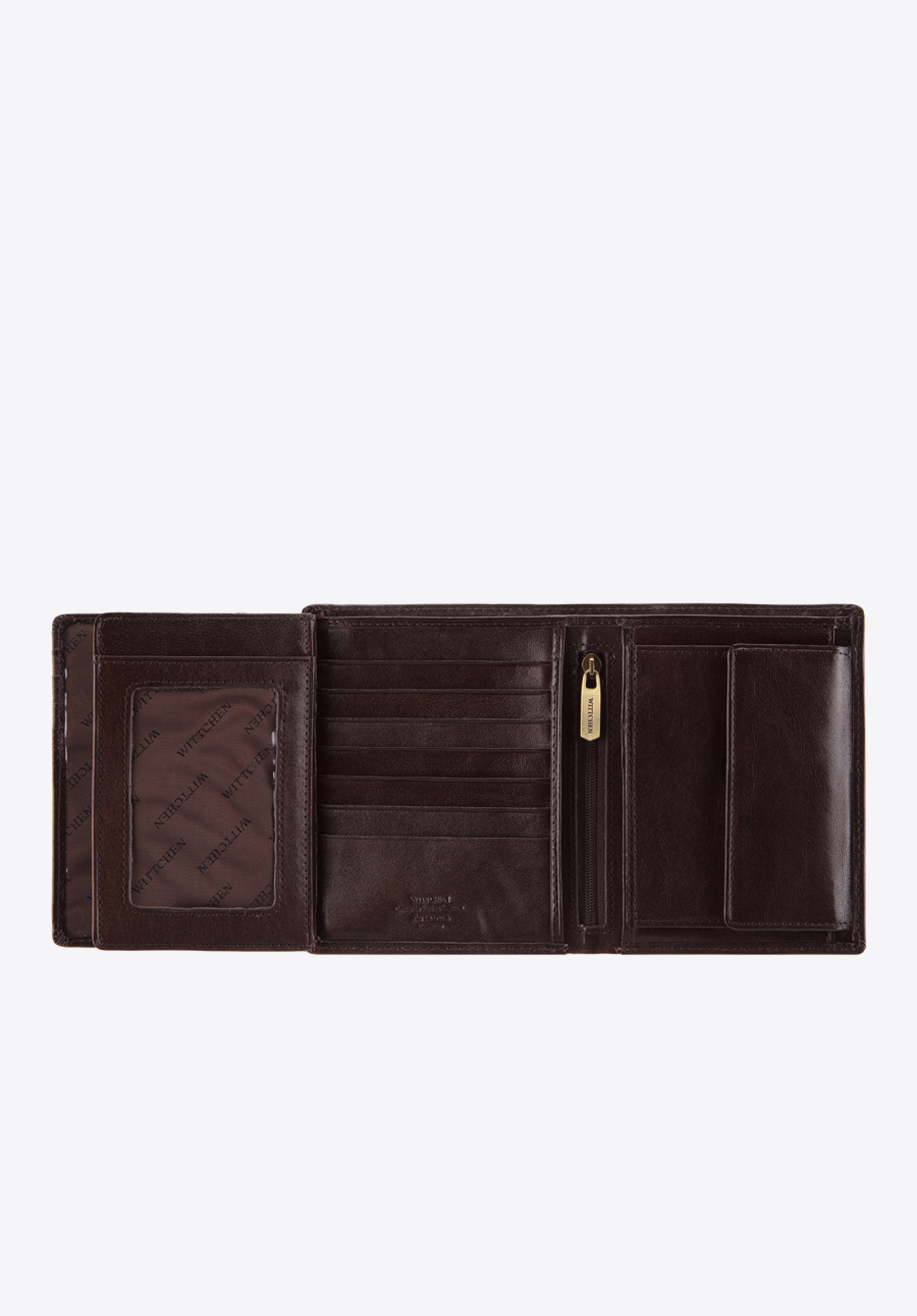 Męski portfel skórzany rozkładany duży