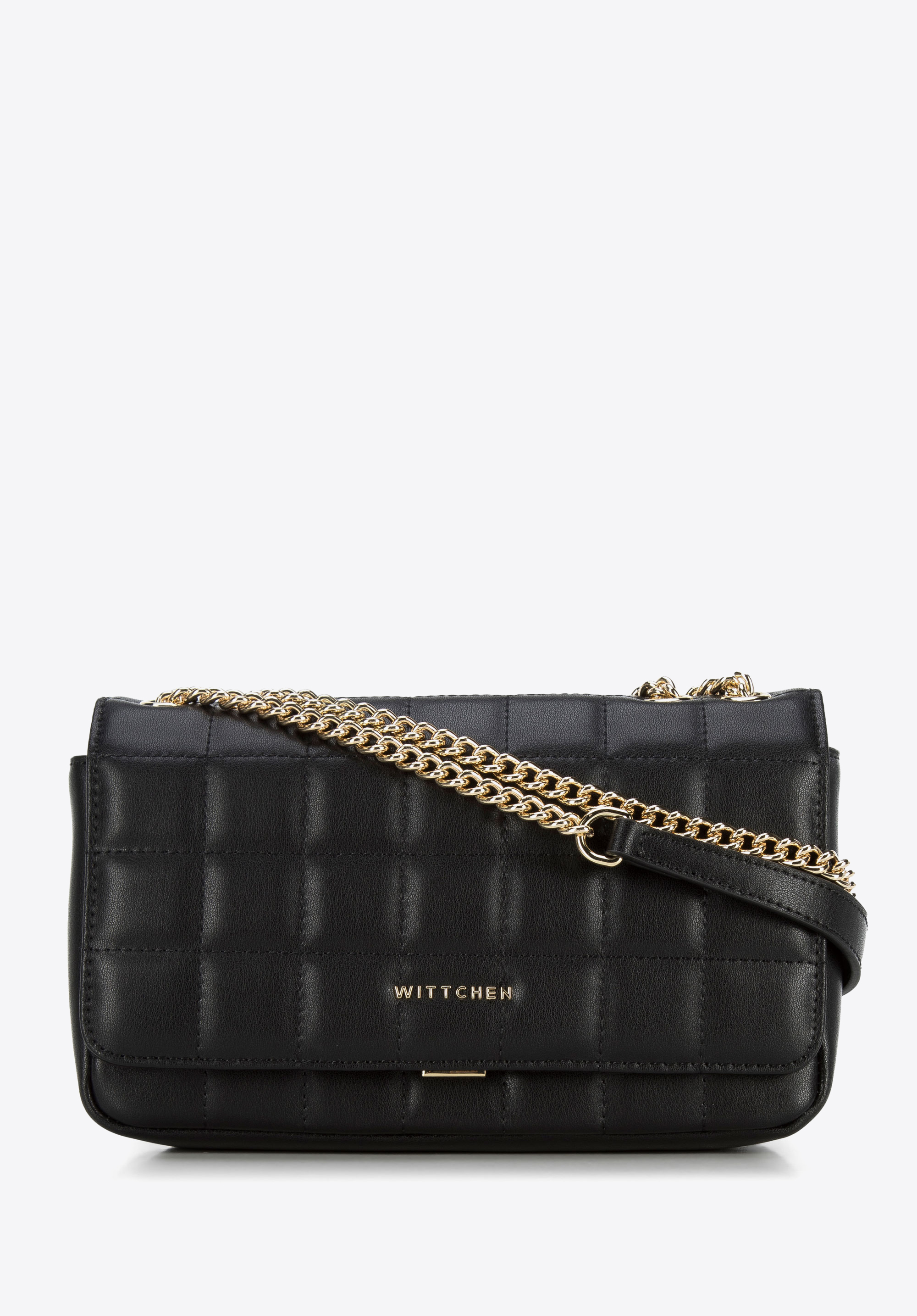 Damska torebka z pikowanej skóry podłużna