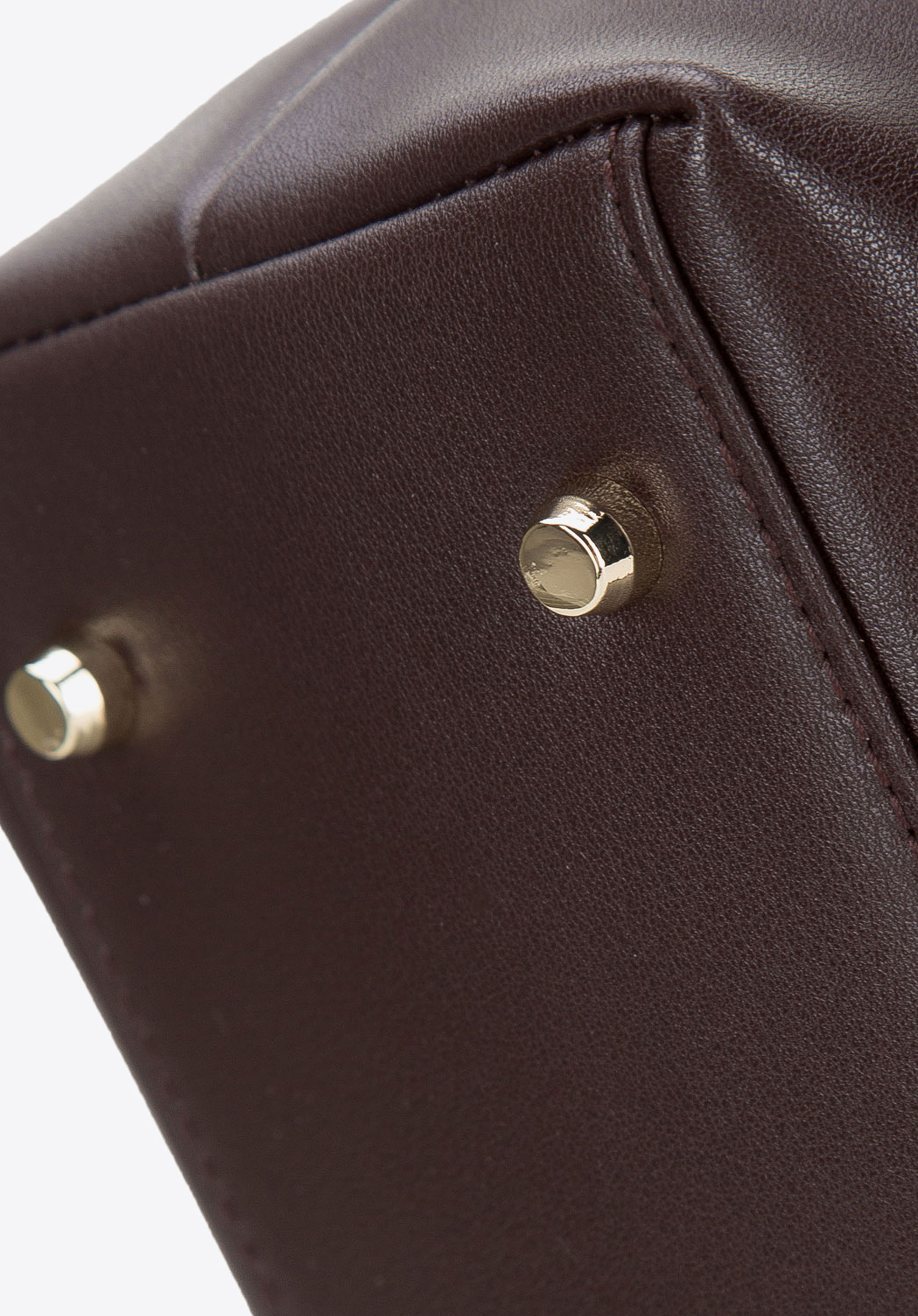 Torebka worek skórzana z chwostem