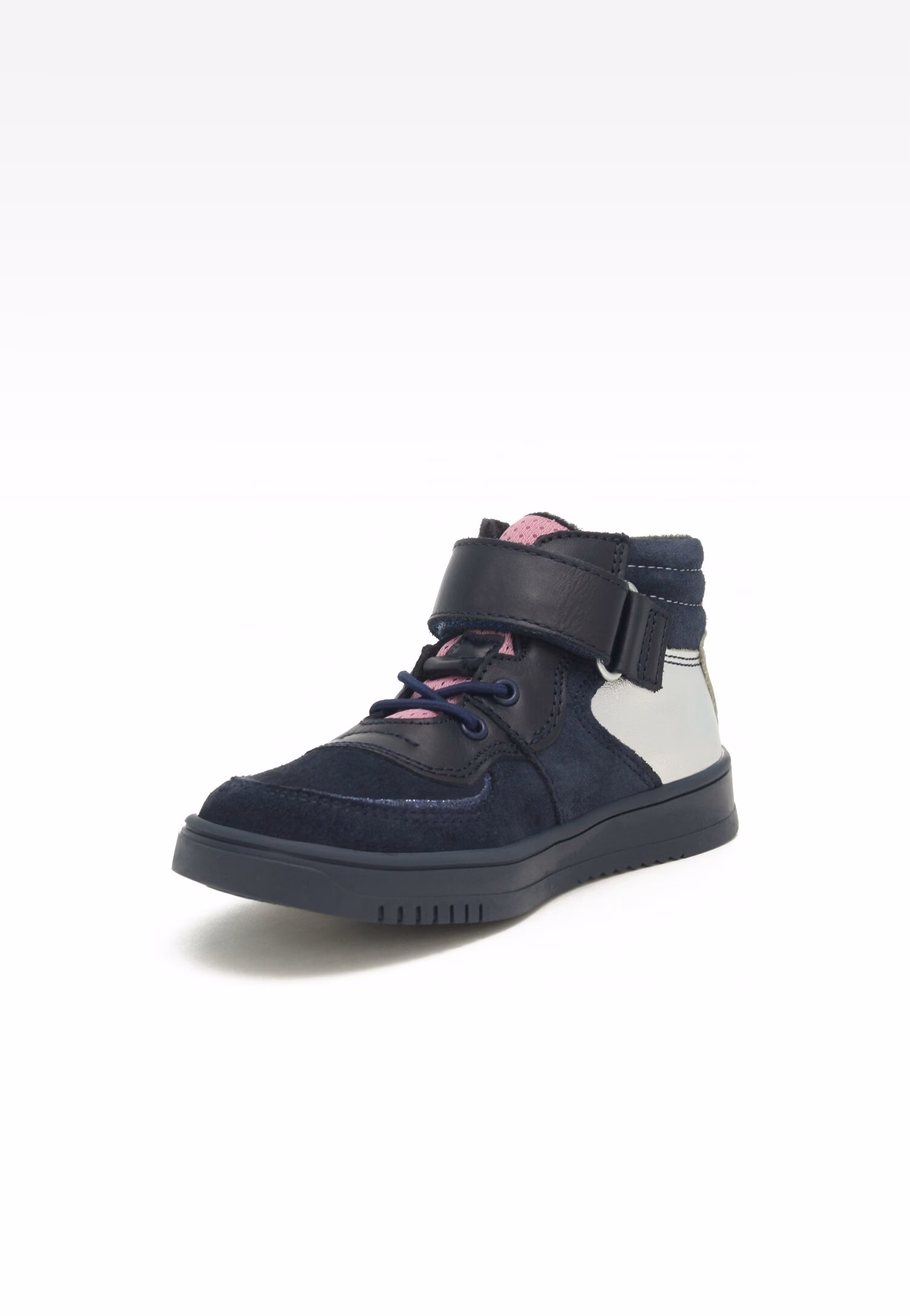 Trzewiki BARTEK 17566002, dla dziewcząt, granatowo-srebrny