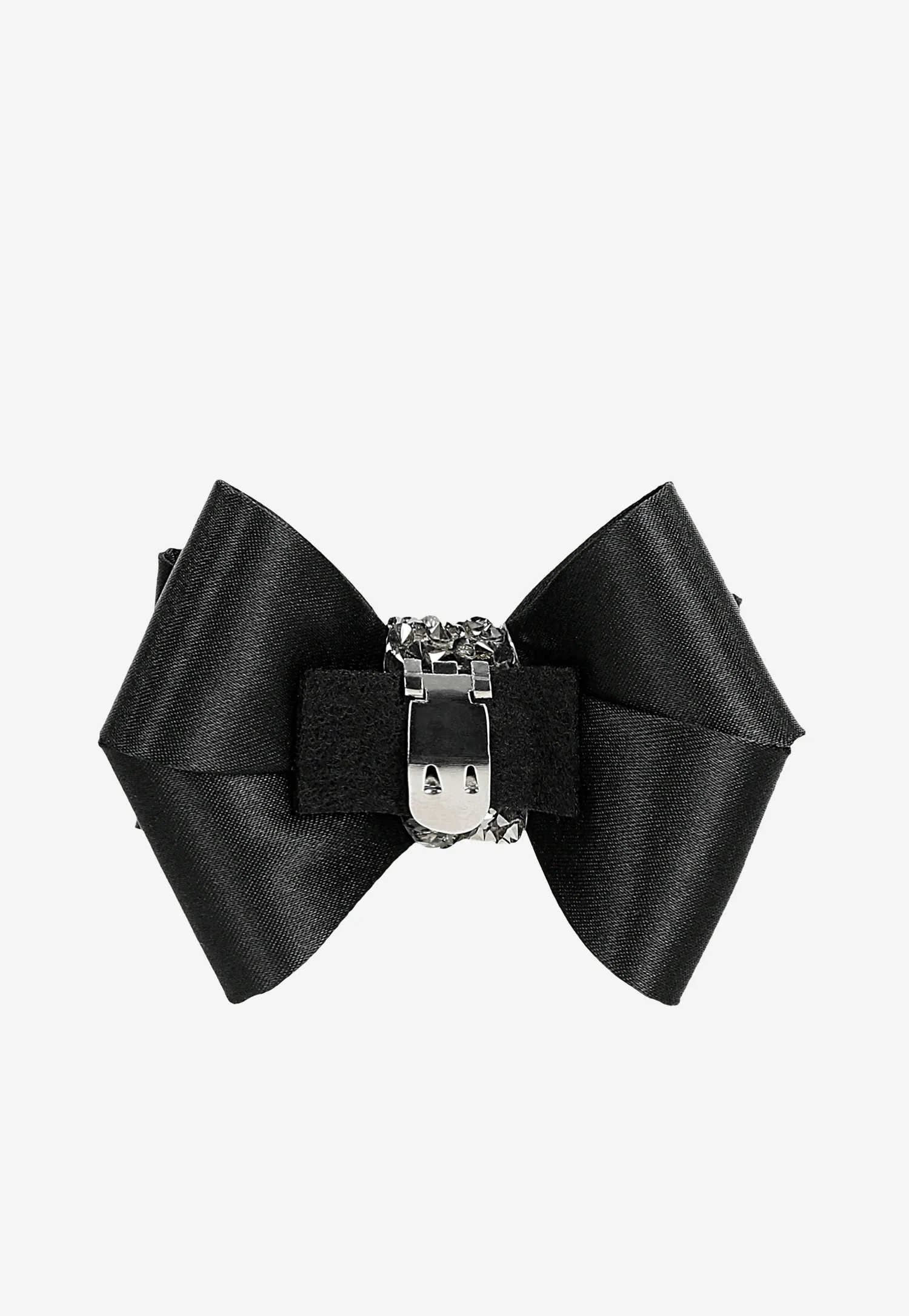 Satynowe kokardy do obuwia w formie klipsów