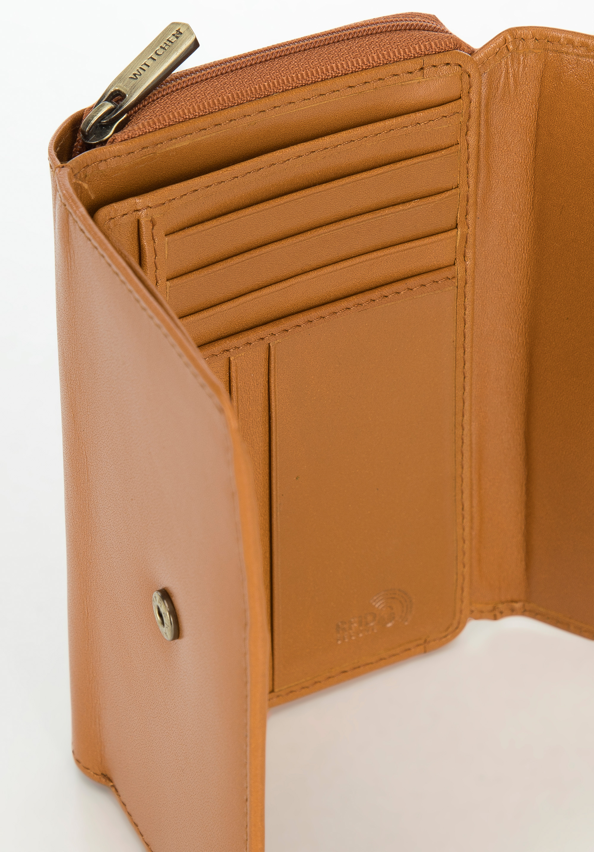 Damski portfel ze skóry poziomy